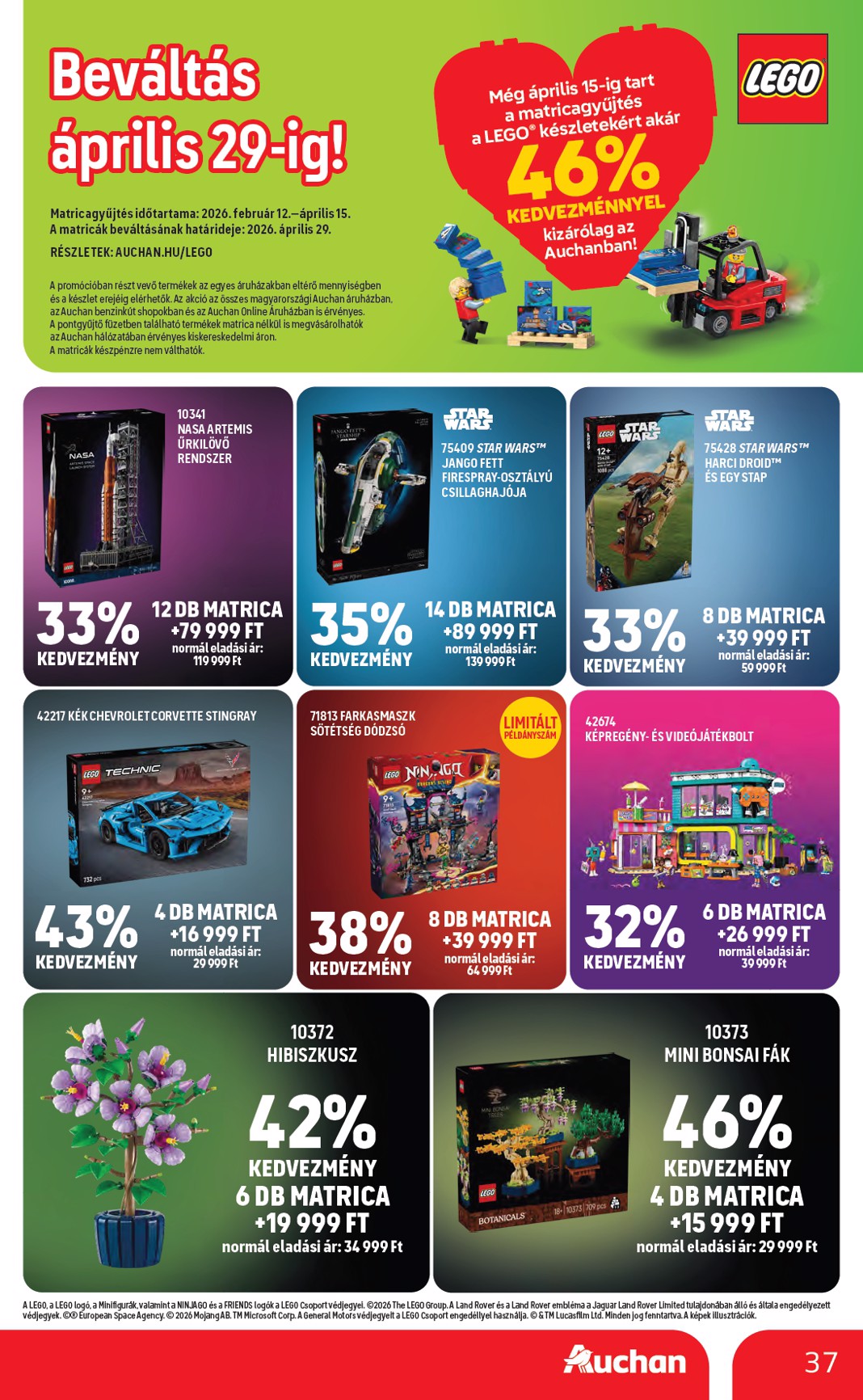 auchan - A jövőbeli Auchan Hipermarket akciós újság csütörtöktől 2026.04.23.-tól szerdától 2026.04.29.-ig érvényes. - page: 37