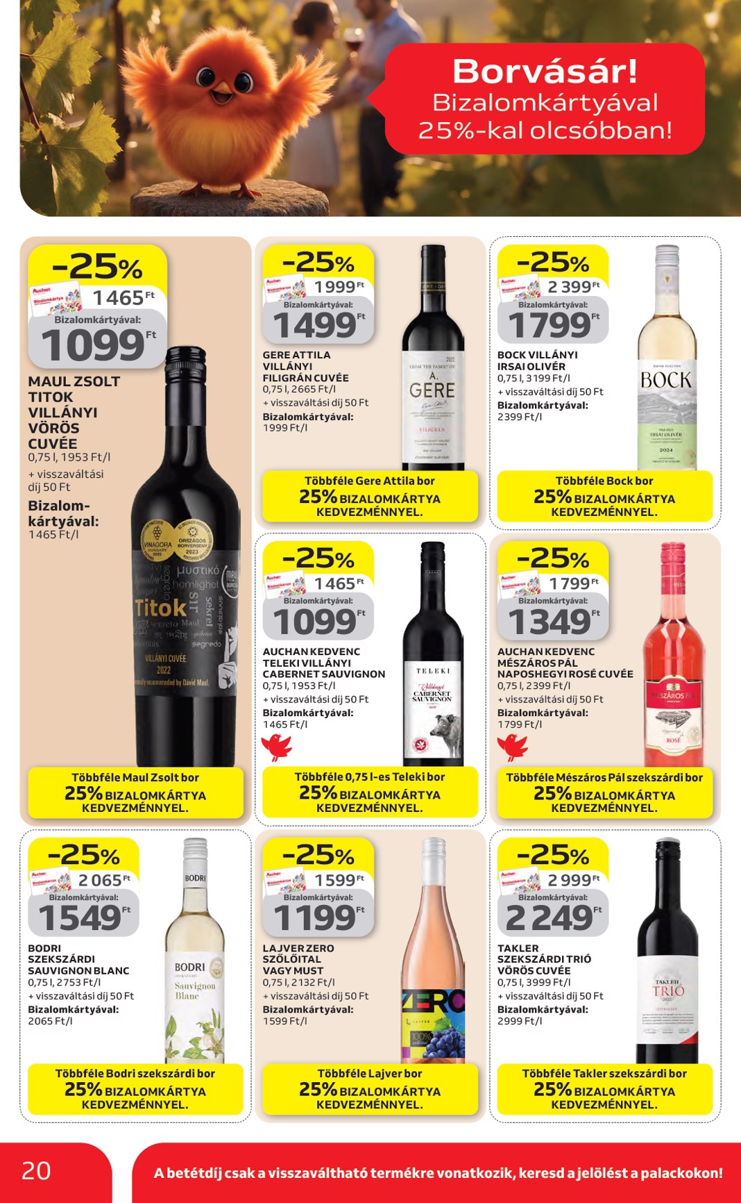 auchan - A jövőbeli Auchan Hipermarket akciós újság csütörtöktől 2026.04.23.-tól szerdától 2026.04.29.-ig érvényes. - page: 20