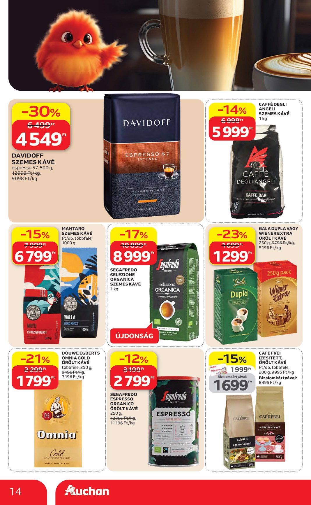 auchan - A jövőbeli Auchan Hipermarket akciós újság csütörtöktől 2026.04.23.-tól szerdától 2026.04.29.-ig érvényes. - page: 14