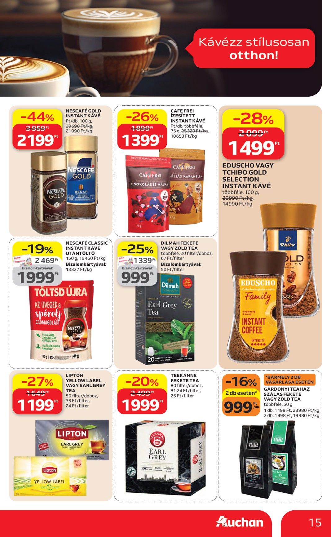 auchan - A jövőbeli Auchan Hipermarket akciós újság csütörtöktől 2026.04.23.-tól szerdától 2026.04.29.-ig érvényes. - page: 15