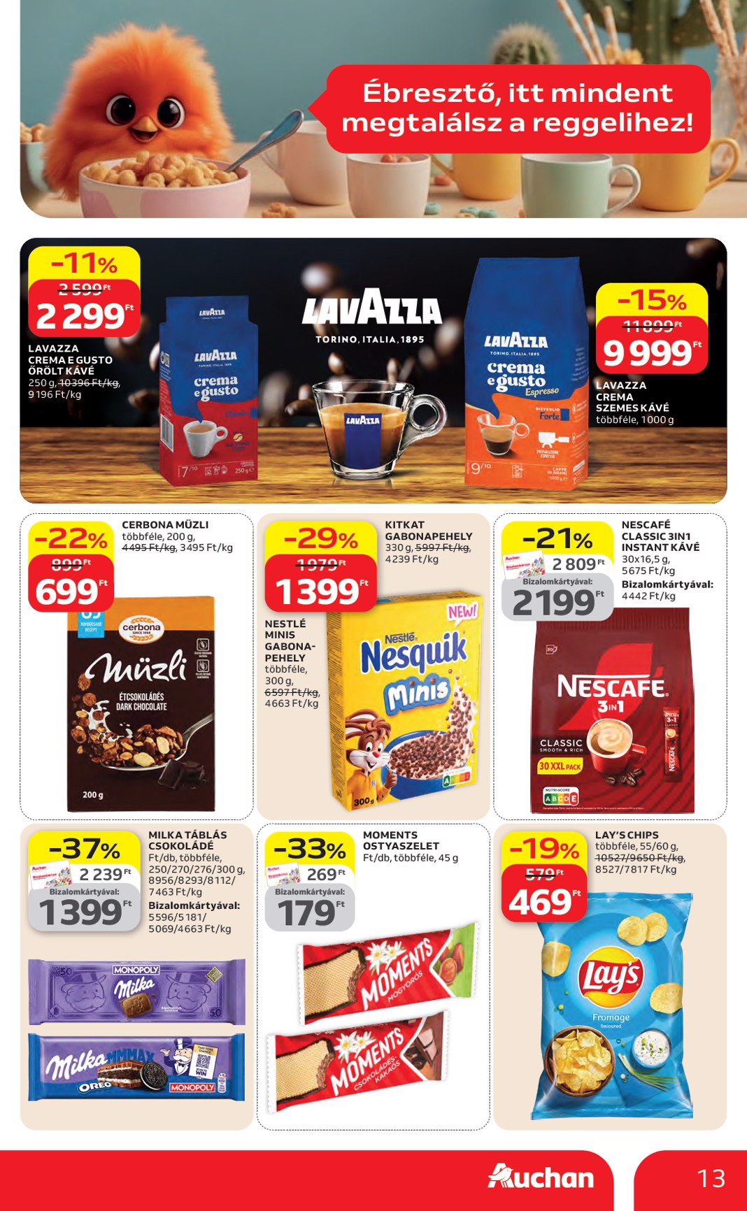 auchan - A jövőbeli Auchan Hipermarket akciós újság csütörtöktől 2026.04.23.-tól szerdától 2026.04.29.-ig érvényes. - page: 13