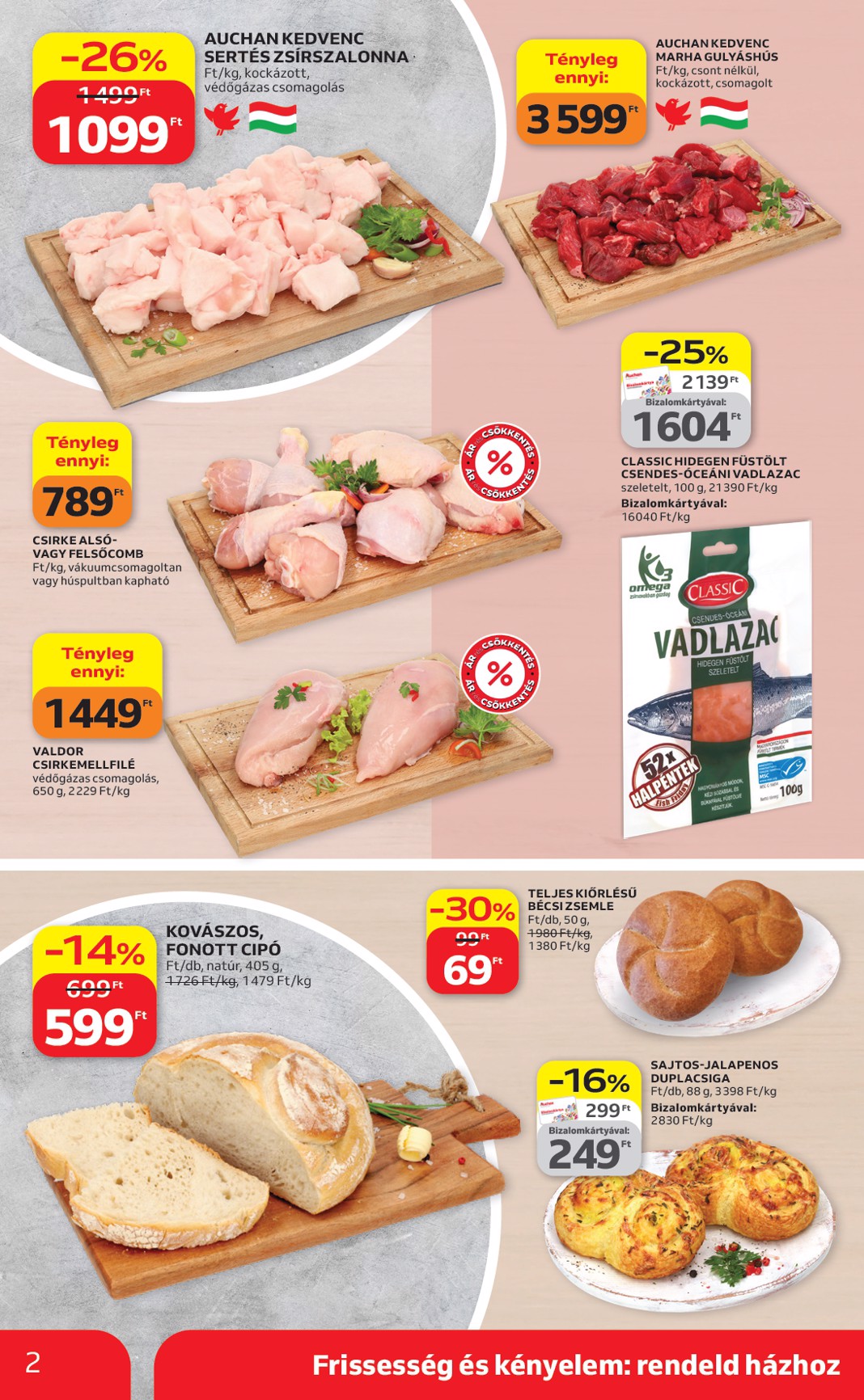 auchan - Aktuális Auchan szupermarket szórólap érvényes csütörtöktől 2026.04.23.-től szerdától 2026.04.29.-ig - page: 2