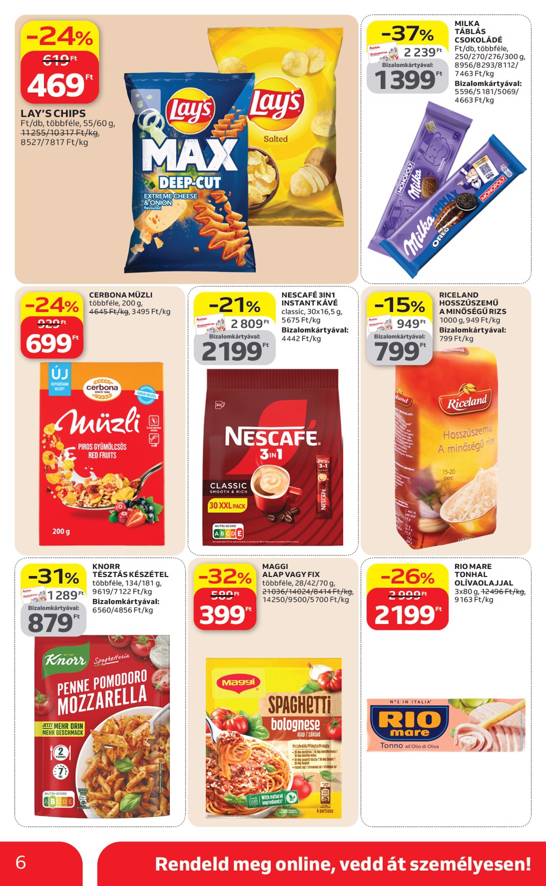 auchan - Aktuális Auchan szupermarket szórólap érvényes csütörtöktől 2026.04.23.-től szerdától 2026.04.29.-ig - page: 6