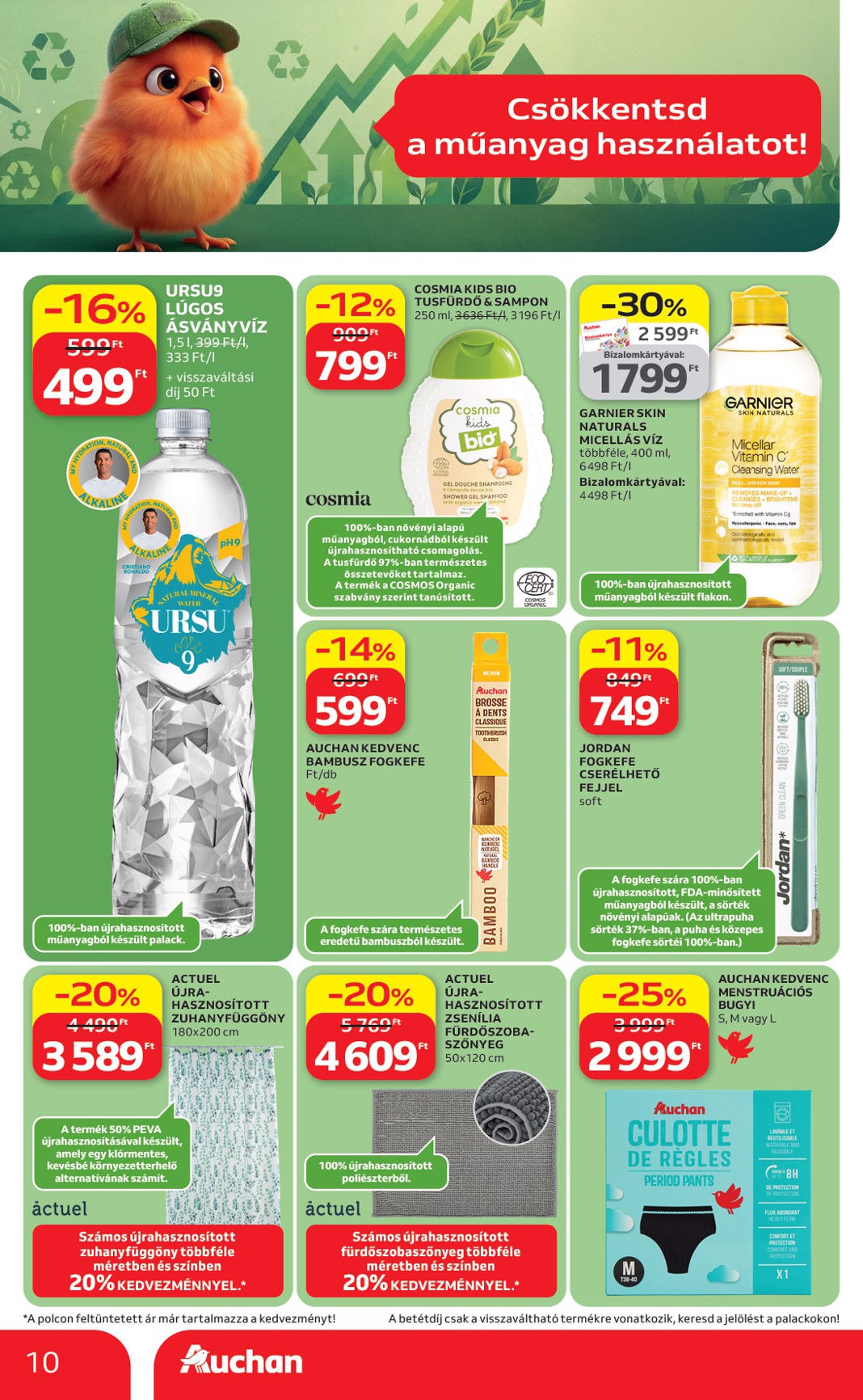 auchan - Aktuális Auchan - Green week ajánlataink szórólap érvényes csütörtöktől 2026.04.23.-től szerdától 2026.05.06.-ig - page: 10