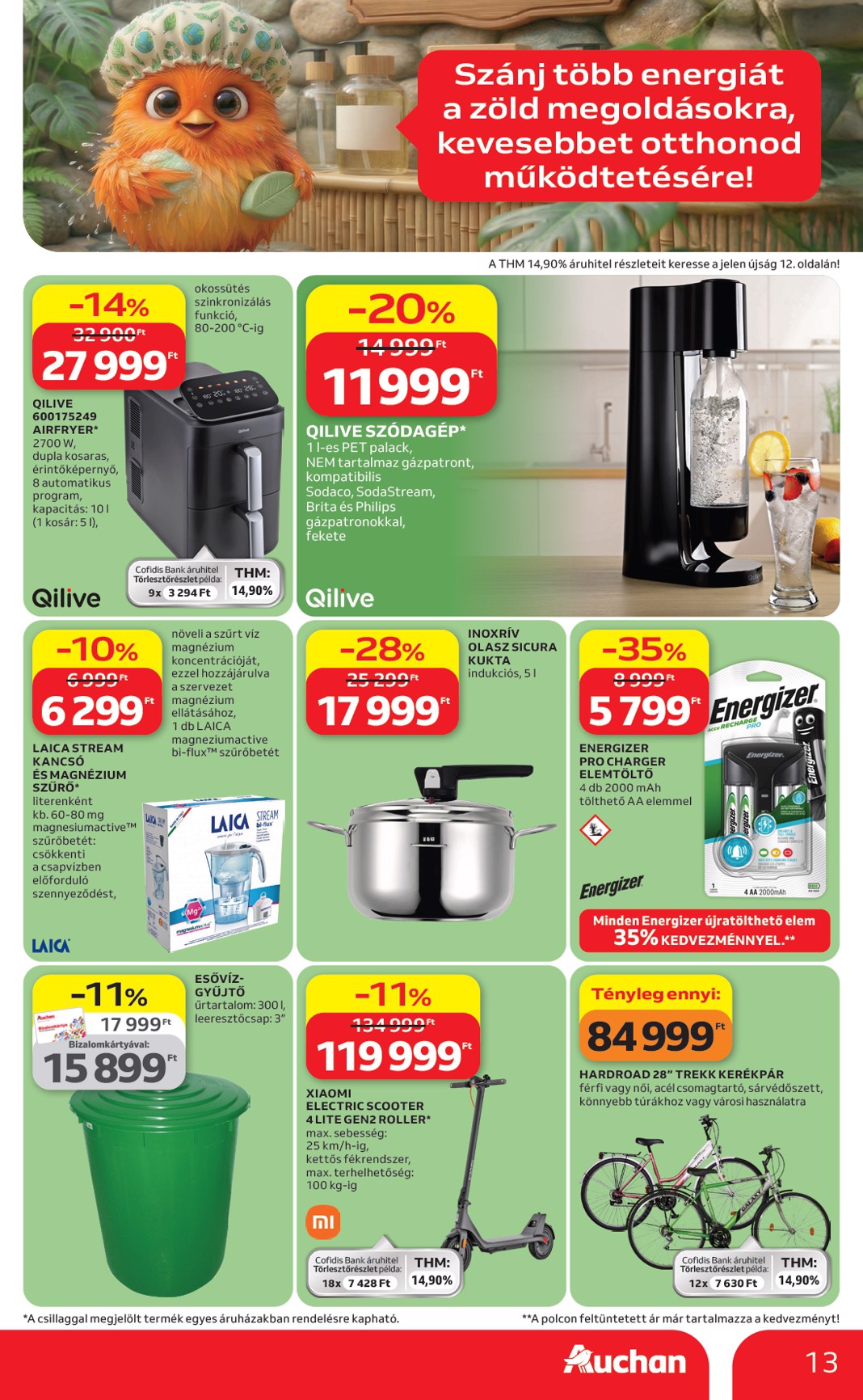 auchan - Aktuális Auchan - Green week ajánlataink szórólap érvényes csütörtöktől 2026.04.23.-től szerdától 2026.05.06.-ig - page: 13