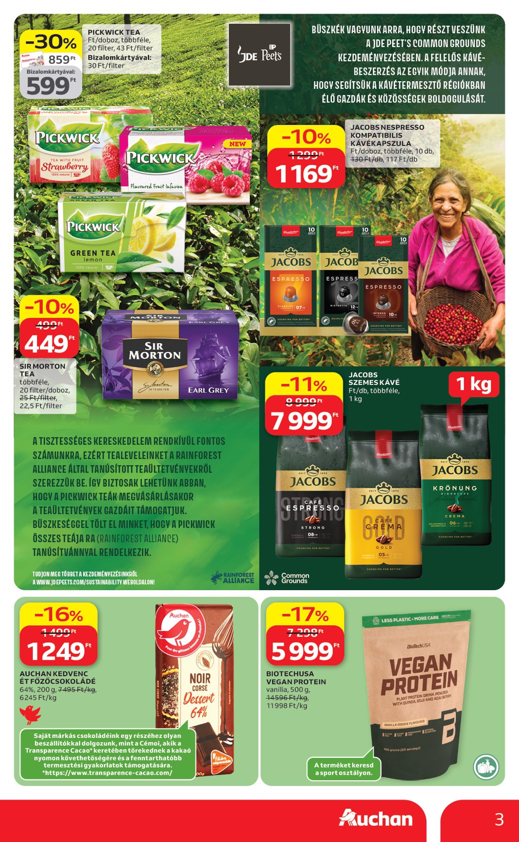 auchan - Aktuális Auchan - Green week ajánlataink szórólap érvényes csütörtöktől 2026.04.23.-től szerdától 2026.05.06.-ig - page: 3