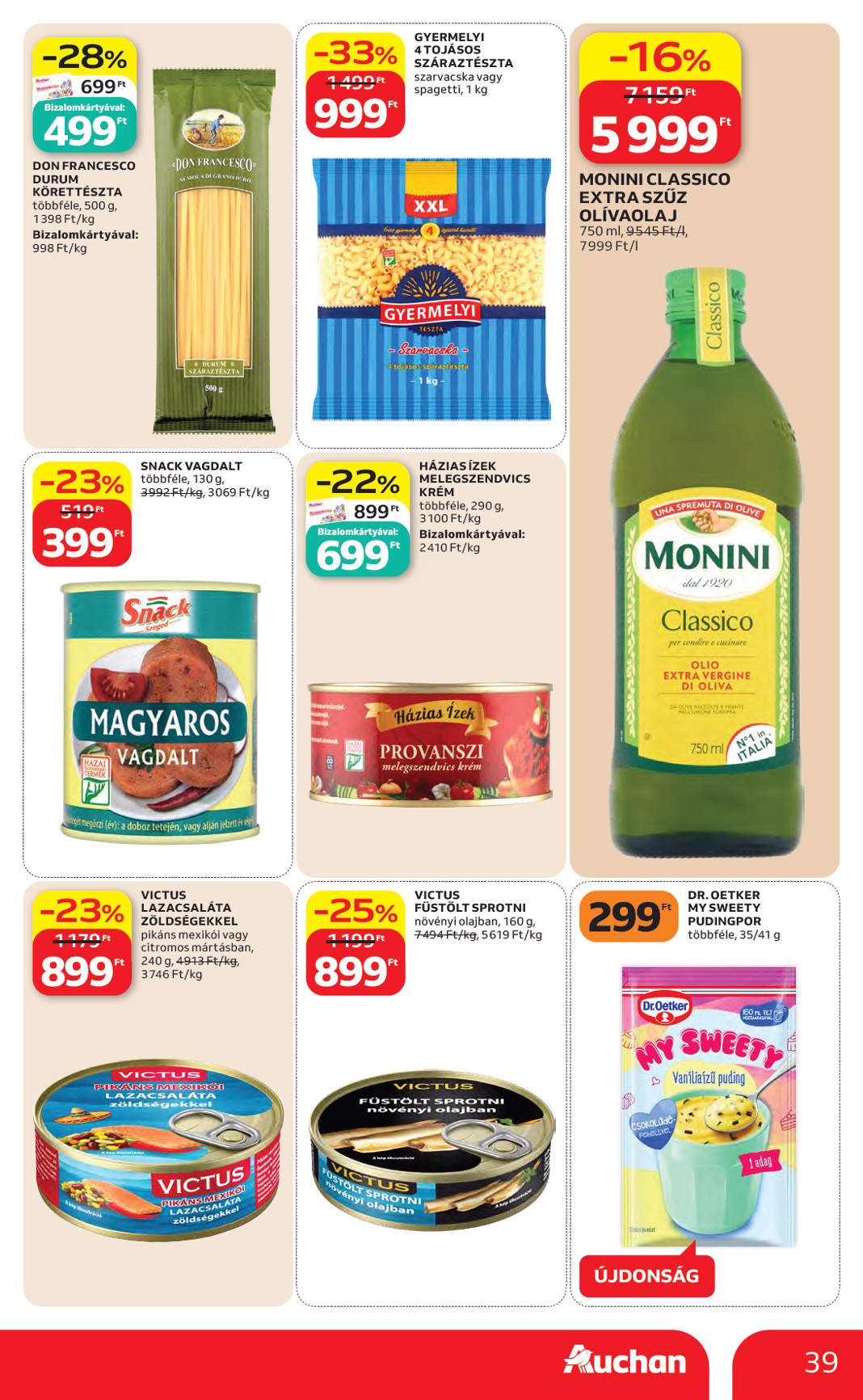 auchan - A jövőbeli Auchan akciós újság csütörtöktől 2026.05.07.-tól szerdától 2026.05.13.-ig érvényes. - page: 39