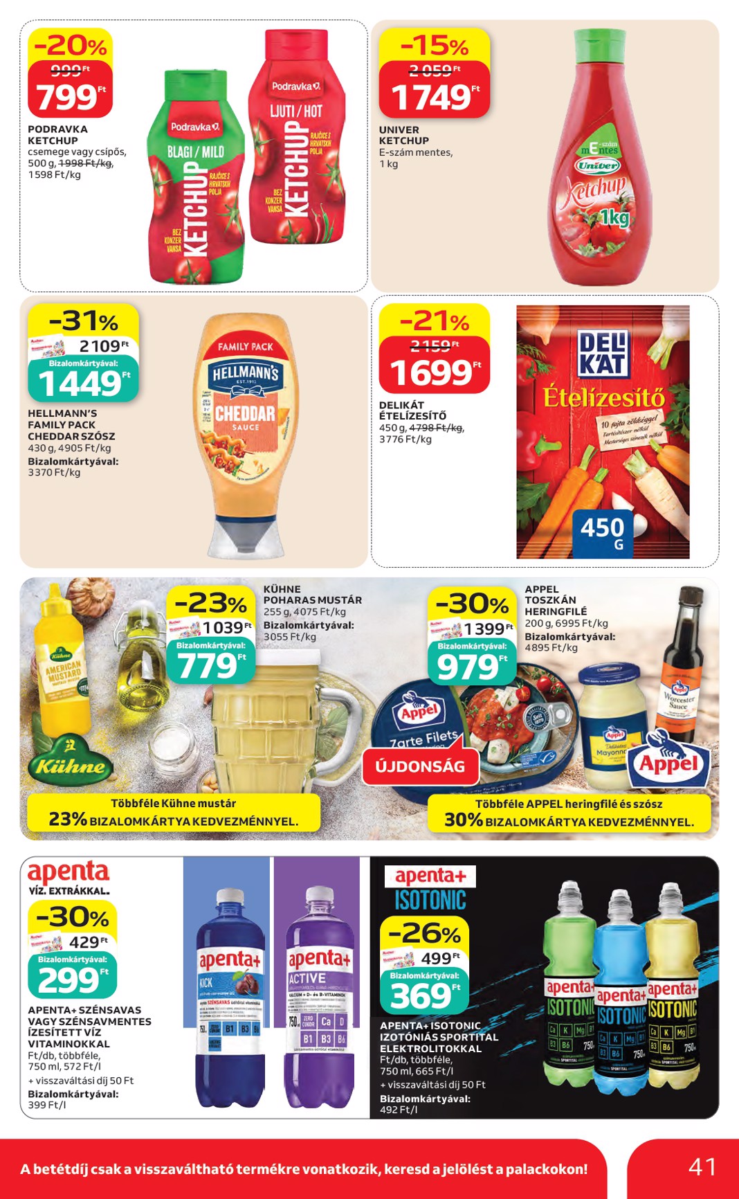 auchan - A jövőbeli Auchan akciós újság csütörtöktől 2026.05.07.-tól szerdától 2026.05.13.-ig érvényes. - page: 41