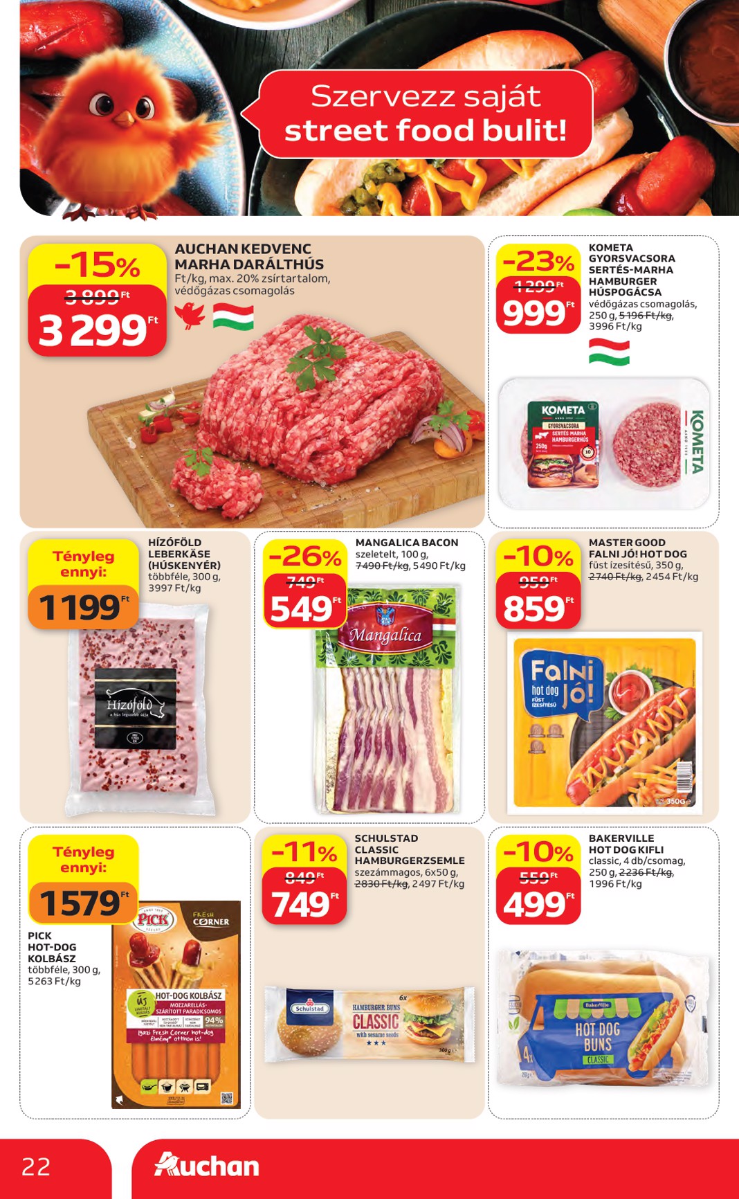 auchan - A jövőbeli Auchan akciós újság csütörtöktől 2026.05.07.-tól szerdától 2026.05.13.-ig érvényes. - page: 22