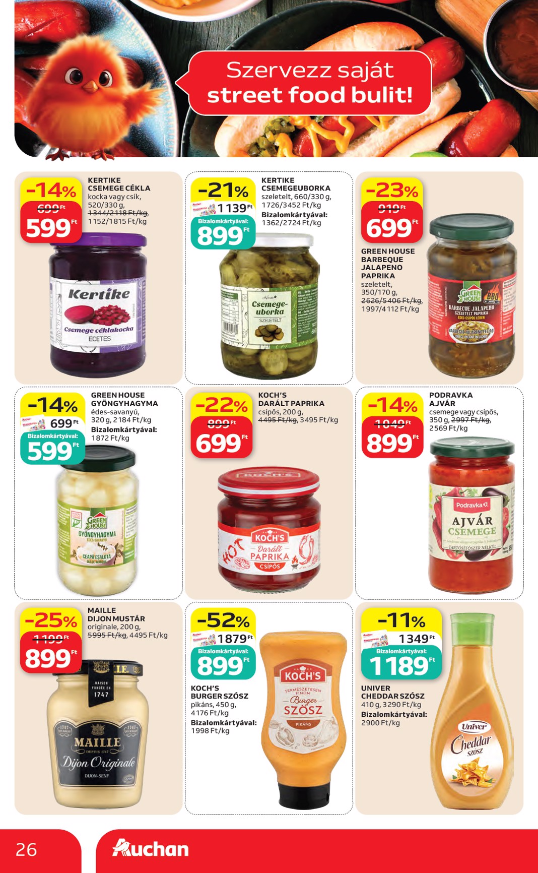 auchan - A jövőbeli Auchan akciós újság csütörtöktől 2026.05.07.-tól szerdától 2026.05.13.-ig érvényes. - page: 26