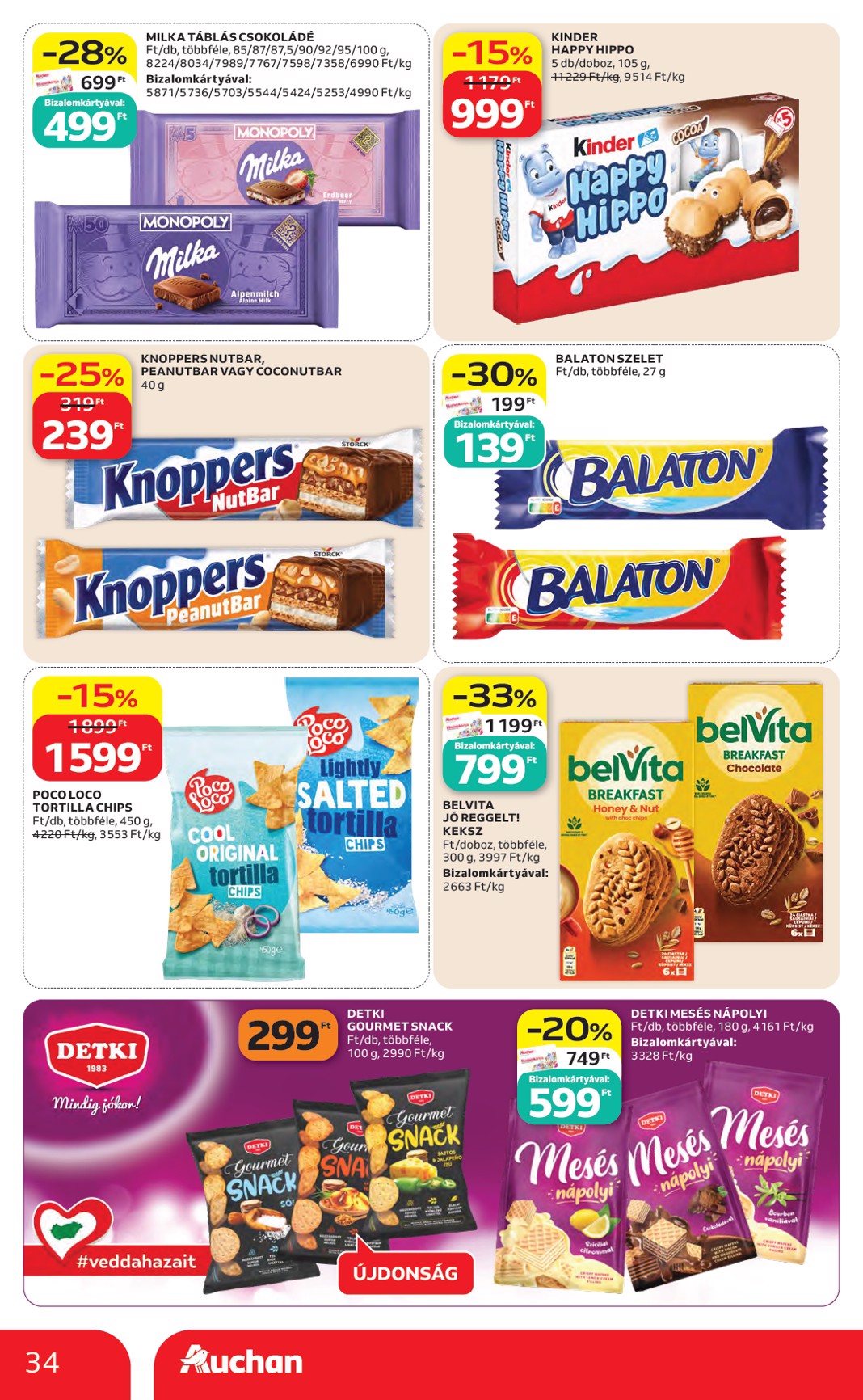 auchan - A jövőbeli Auchan akciós újság csütörtöktől 2026.05.07.-tól szerdától 2026.05.13.-ig érvényes. - page: 34