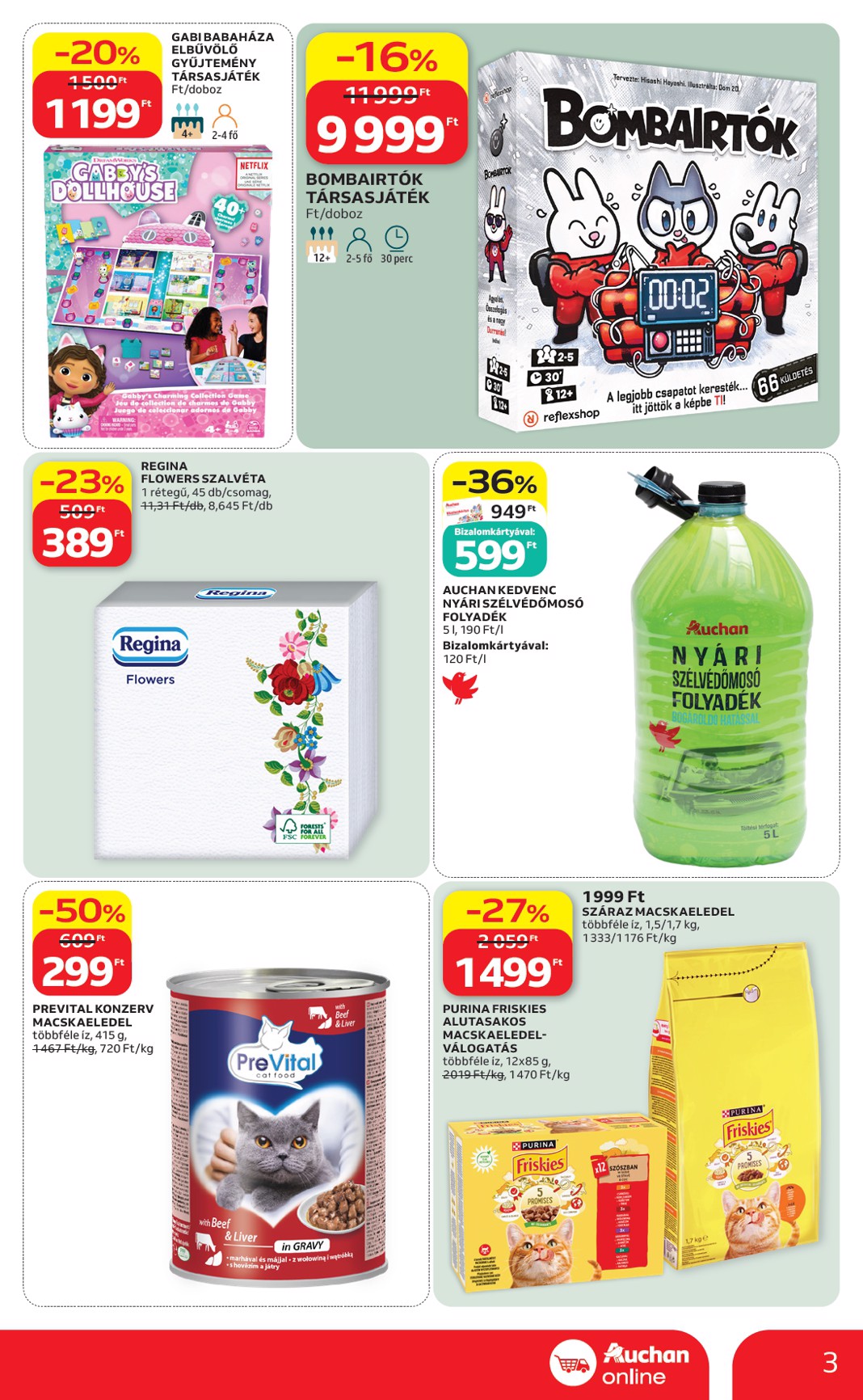 auchan - A jövőbeli Auchan szupermarket akciós újság csütörtöktől 2026.05.07.-tól szerdától 2026.05.13.-ig érvényes. - page: 3