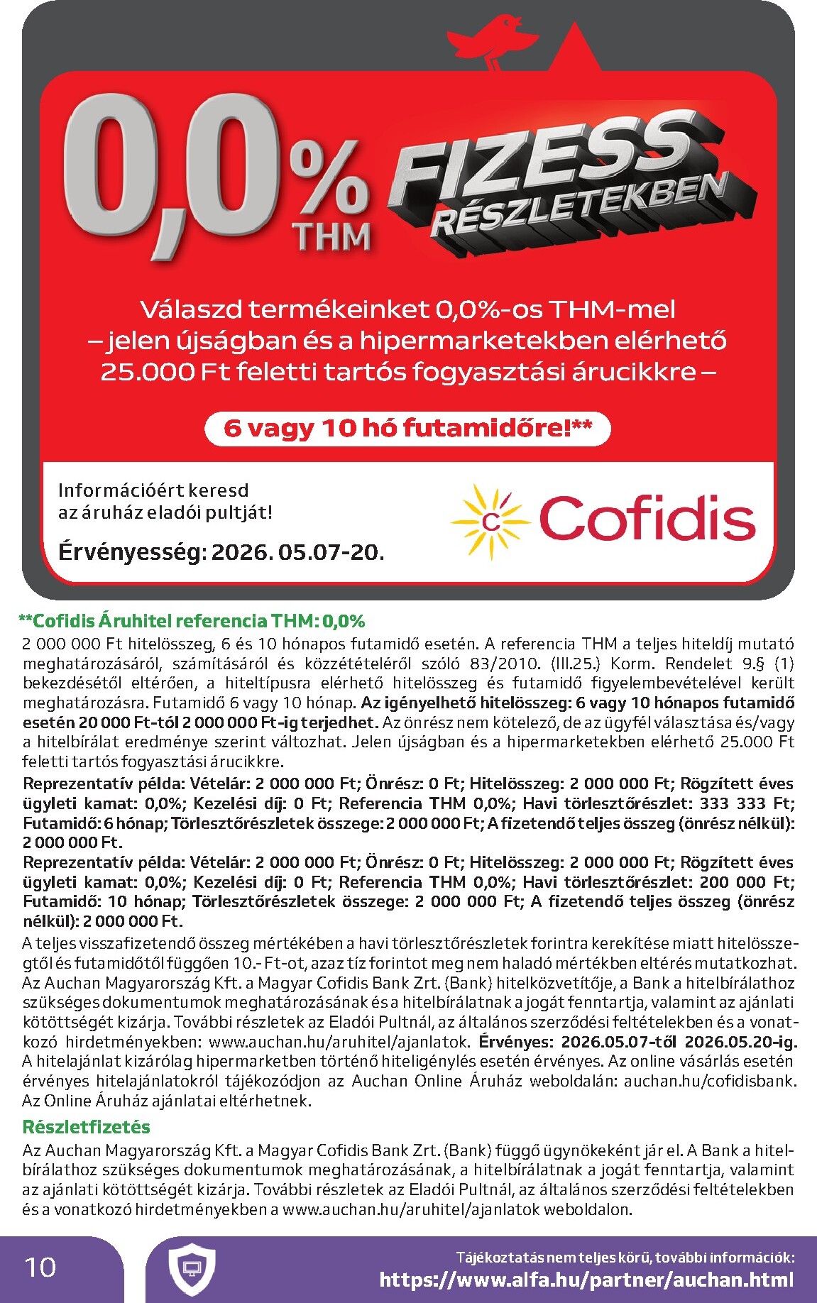 auchan - A jövőbeli Auchan - Elektronikai ajánlataink akciós újság csütörtöktől 2026.05.07.-tól szerdától 2026.05.20.-ig érvényes. - page: 10