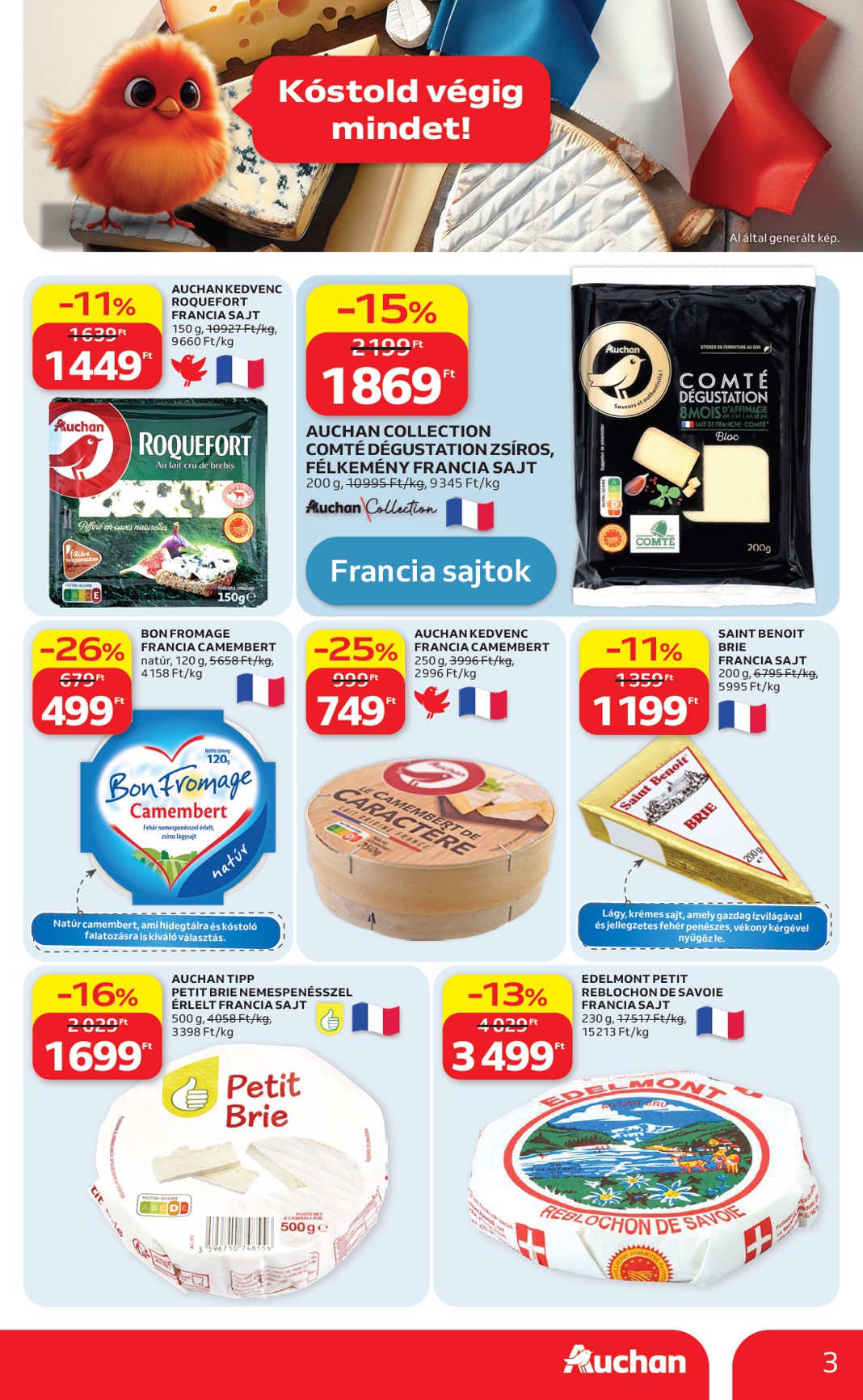 auchan - A jövőbeli Auchan - Nemzetközi konyha ajánlataink akciós újság csütörtöktől 2026.05.07.-tól szerdától 2026.05.20.-ig érvényes. - page: 3