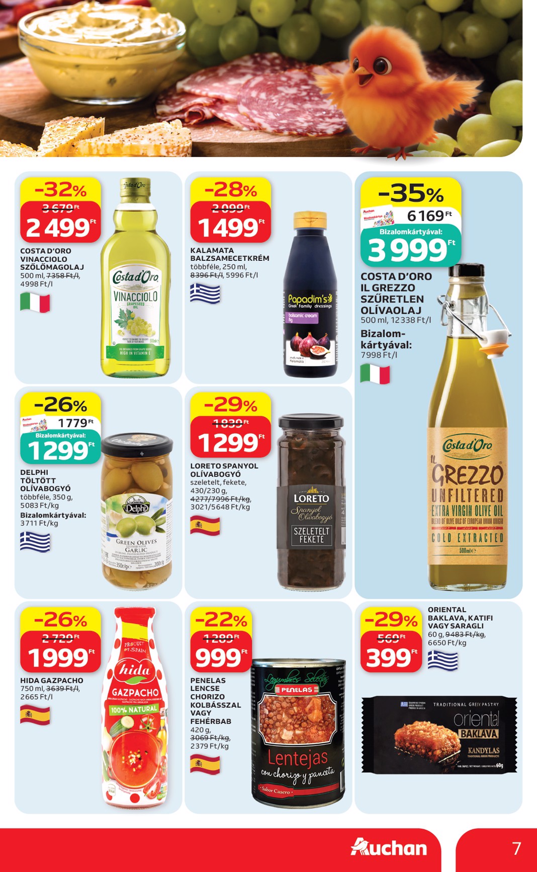 auchan - A jövőbeli Auchan - Nemzetközi konyha ajánlataink akciós újság csütörtöktől 2026.05.07.-tól szerdától 2026.05.20.-ig érvényes. - page: 7