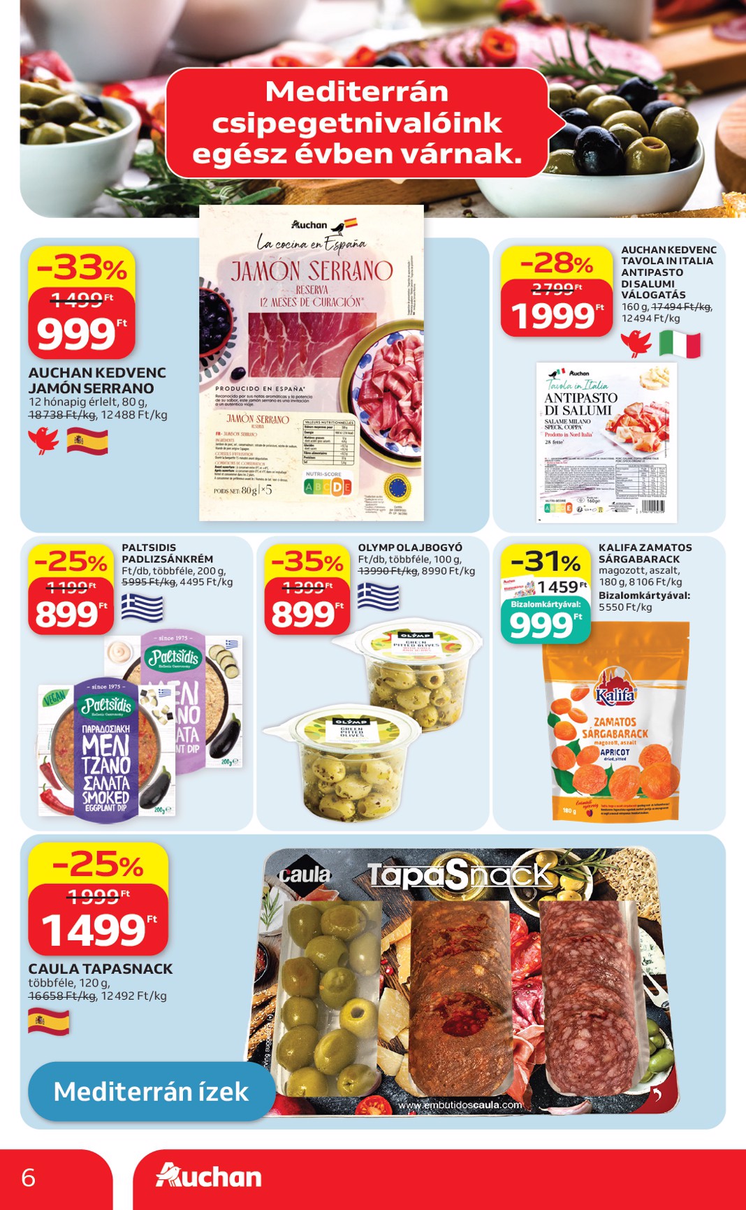 auchan - A jövőbeli Auchan - Nemzetközi konyha ajánlataink akciós újság csütörtöktől 2026.05.07.-tól szerdától 2026.05.20.-ig érvényes. - page: 6