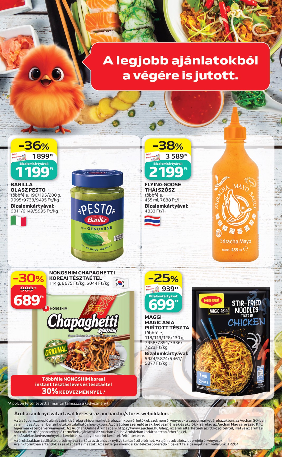 auchan - A jövőbeli Auchan - Nemzetközi konyha ajánlataink akciós újság csütörtöktől 2026.05.07.-tól szerdától 2026.05.20.-ig érvényes. - page: 28