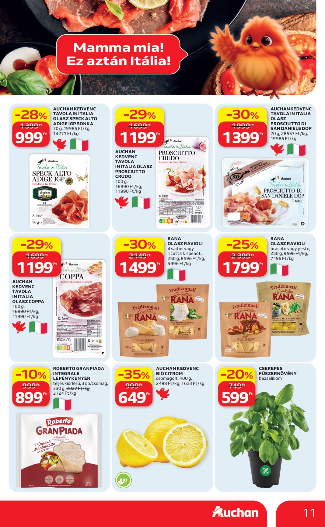 auchan - A jövőbeli Auchan - Nemzetközi konyha ajánlataink akciós újság csütörtöktől 2026.05.07.-tól szerdától 2026.05.20.-ig érvényes. - page: 11