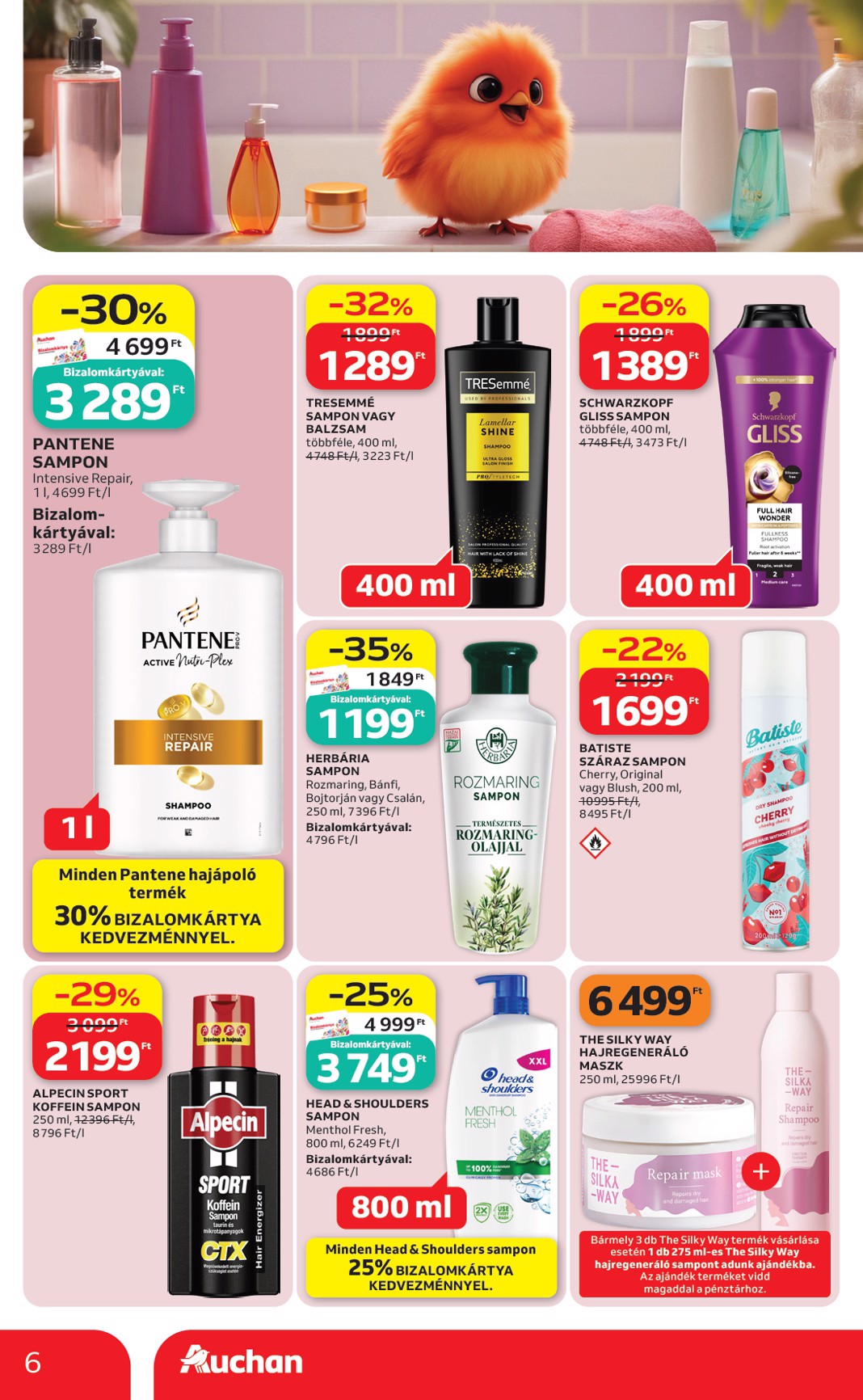 auchan - Aktuális Auchan - Drogéria ajánlataink szórólap érvényes hétfőtől 2026.05.04.-től szerdától 2026.05.20.-ig - page: 6