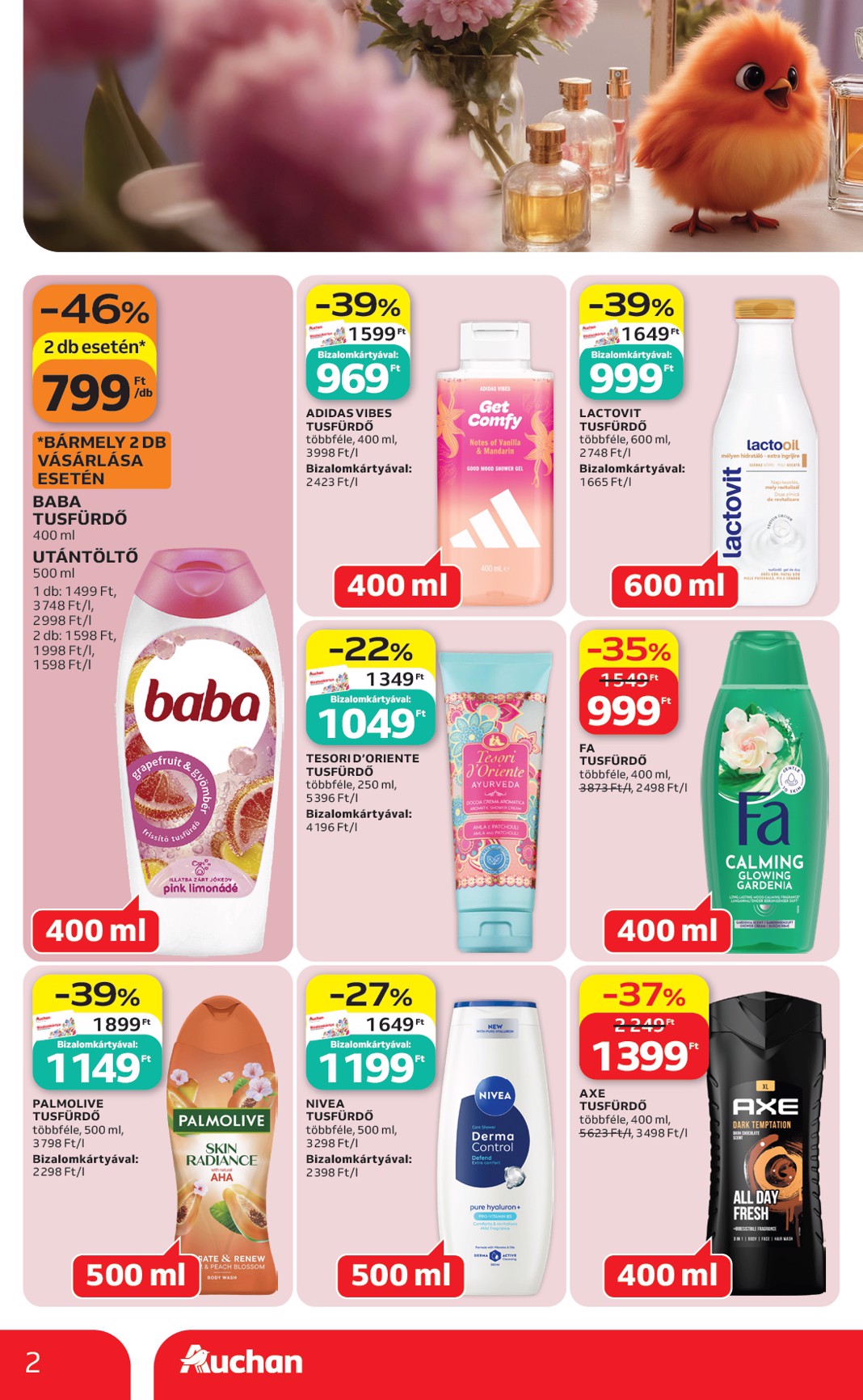 auchan - Aktuális Auchan - Drogéria ajánlataink szórólap érvényes hétfőtől 2026.05.04.-től szerdától 2026.05.20.-ig - page: 2