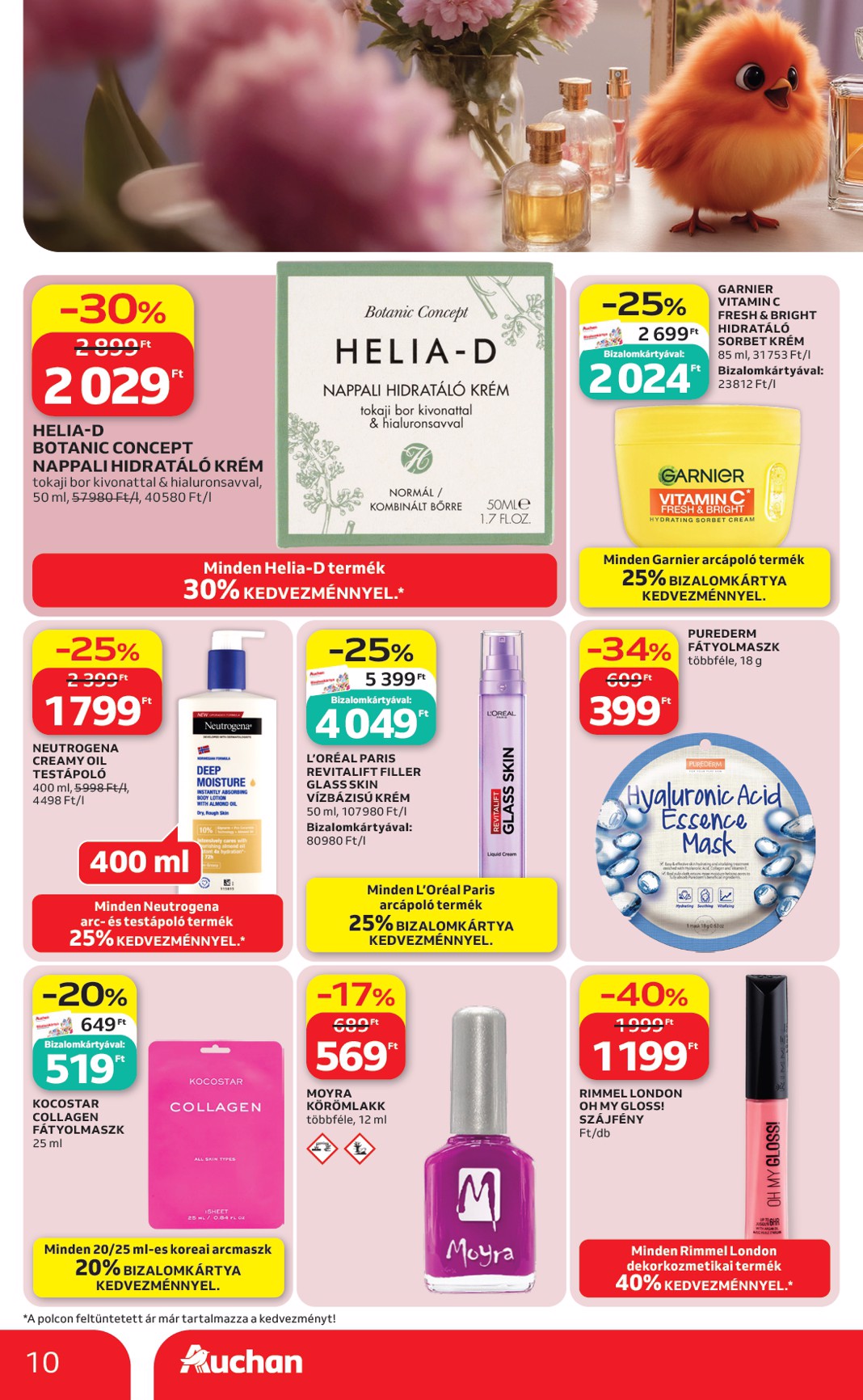 auchan - Aktuális Auchan - Drogéria ajánlataink szórólap érvényes hétfőtől 2026.05.04.-től szerdától 2026.05.20.-ig - page: 10