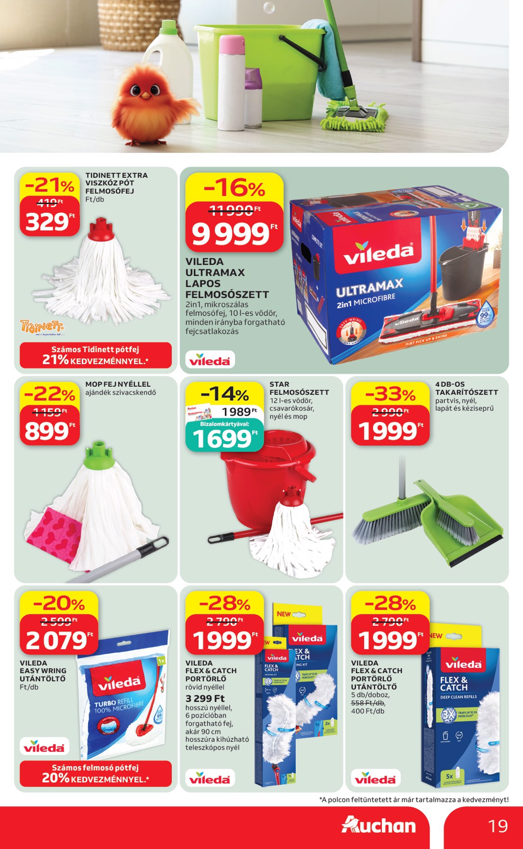 auchan - Aktuális Auchan - Drogéria ajánlataink szórólap érvényes hétfőtől 2026.05.04.-től szerdától 2026.05.20.-ig - page: 19