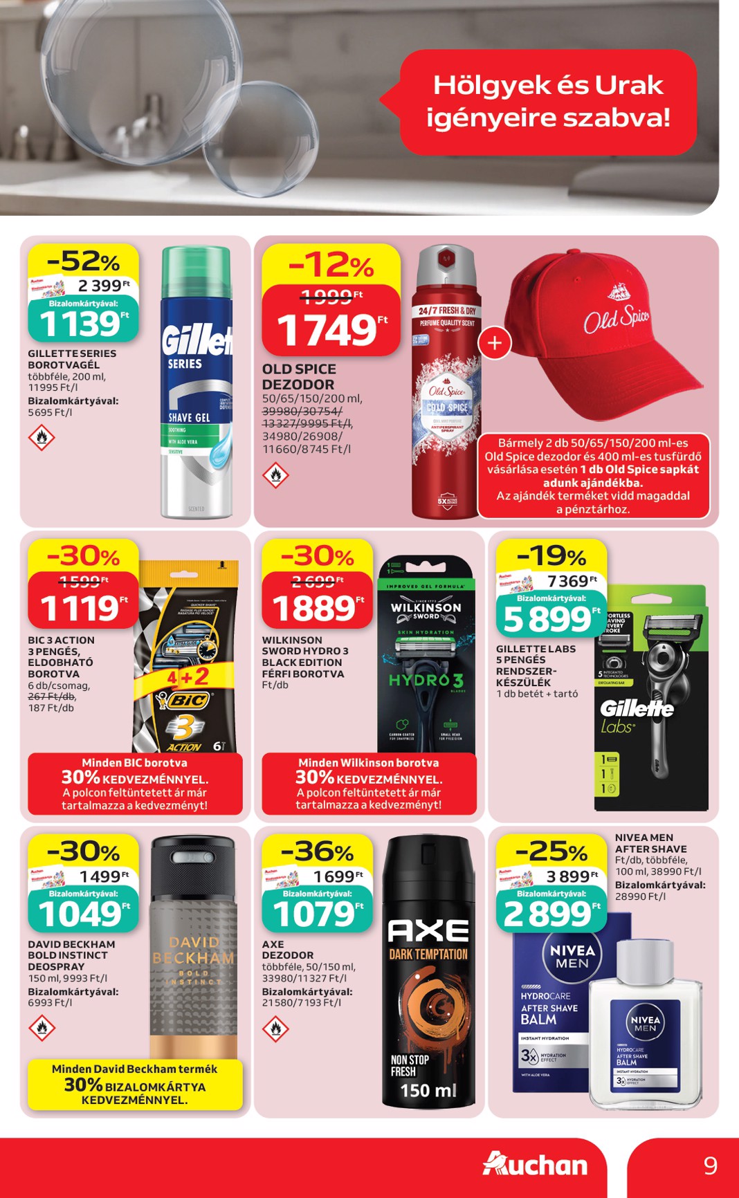 auchan - Aktuális Auchan - Drogéria ajánlataink szórólap érvényes hétfőtől 2026.05.04.-től szerdától 2026.05.20.-ig - page: 9