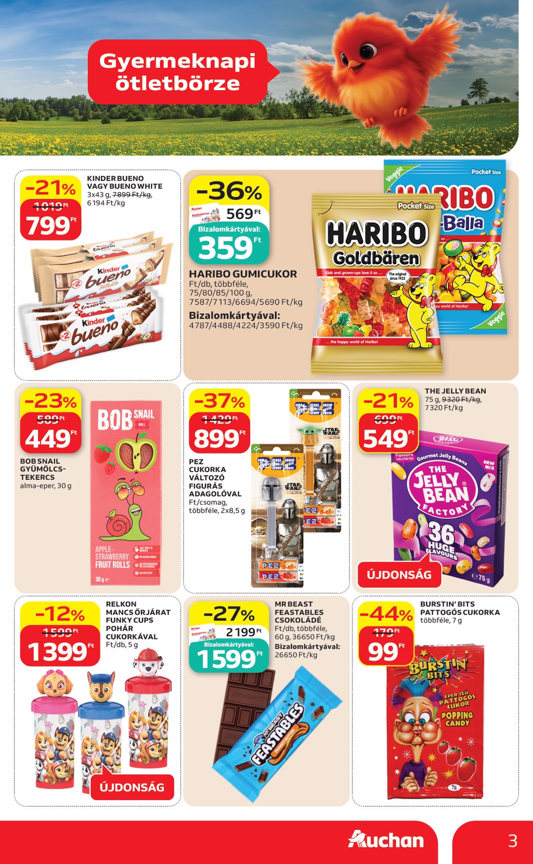 auchan - Aktuális Auchan - Gyereknapi ajánlataink szórólap érvényes csütörtöktől 2026.05.14.-től szerdától 2026.05.27.-ig - page: 3