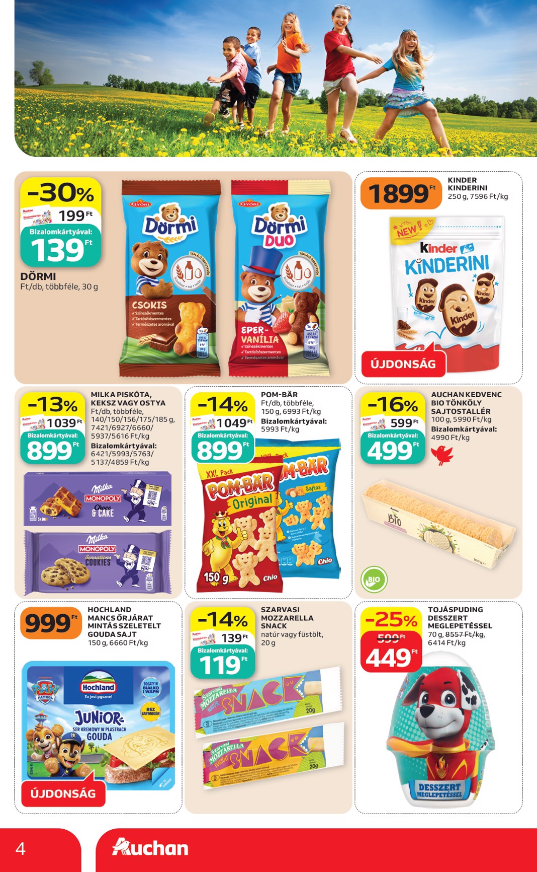 auchan - Aktuális Auchan - Gyereknapi ajánlataink szórólap érvényes csütörtöktől 2026.05.14.-től szerdától 2026.05.27.-ig - page: 4