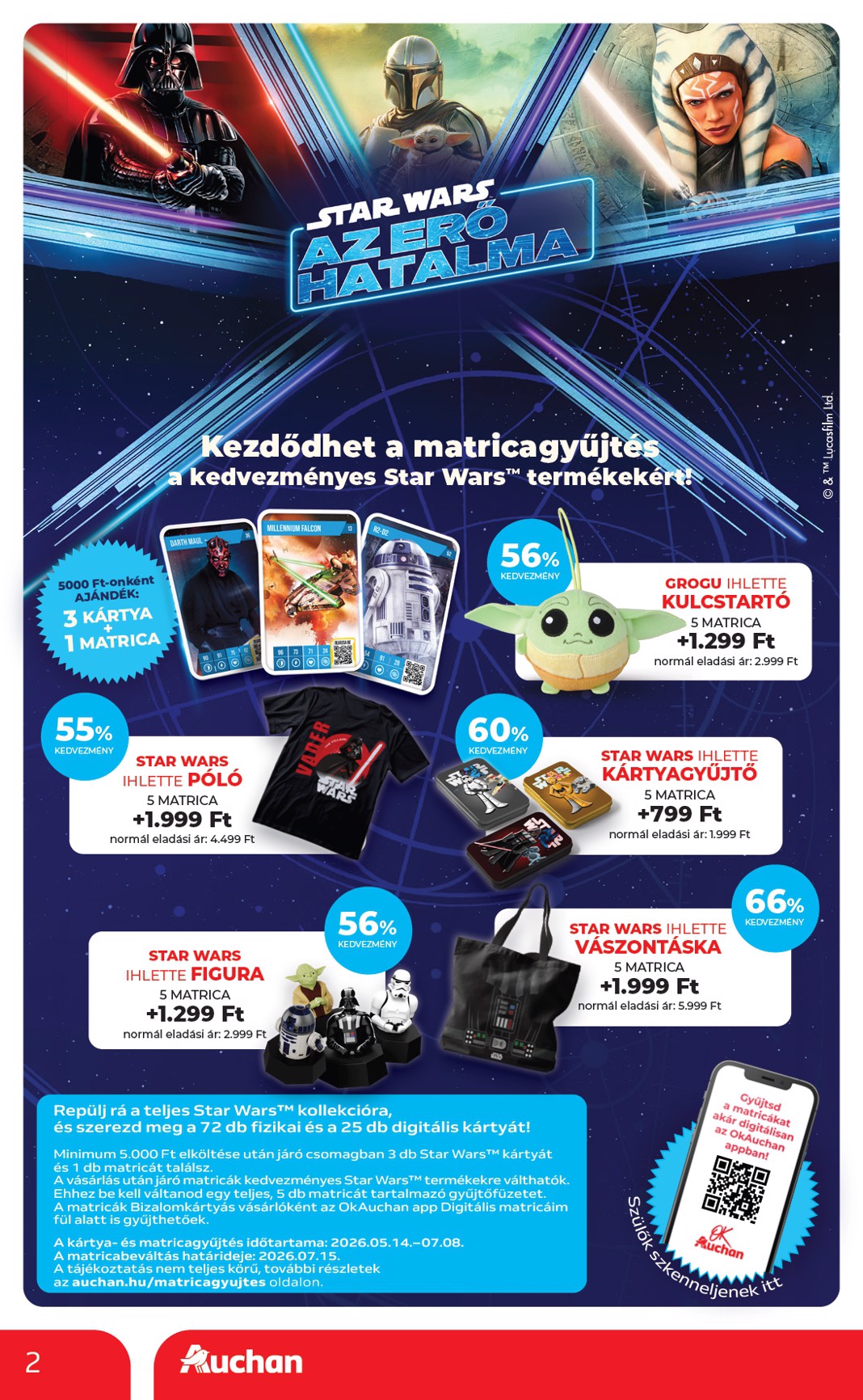 auchan - Aktuális Auchan szupermarket szórólap érvényes csütörtöktől 2026.05.14.-től szerdától 2026.05.20.-ig - page: 2