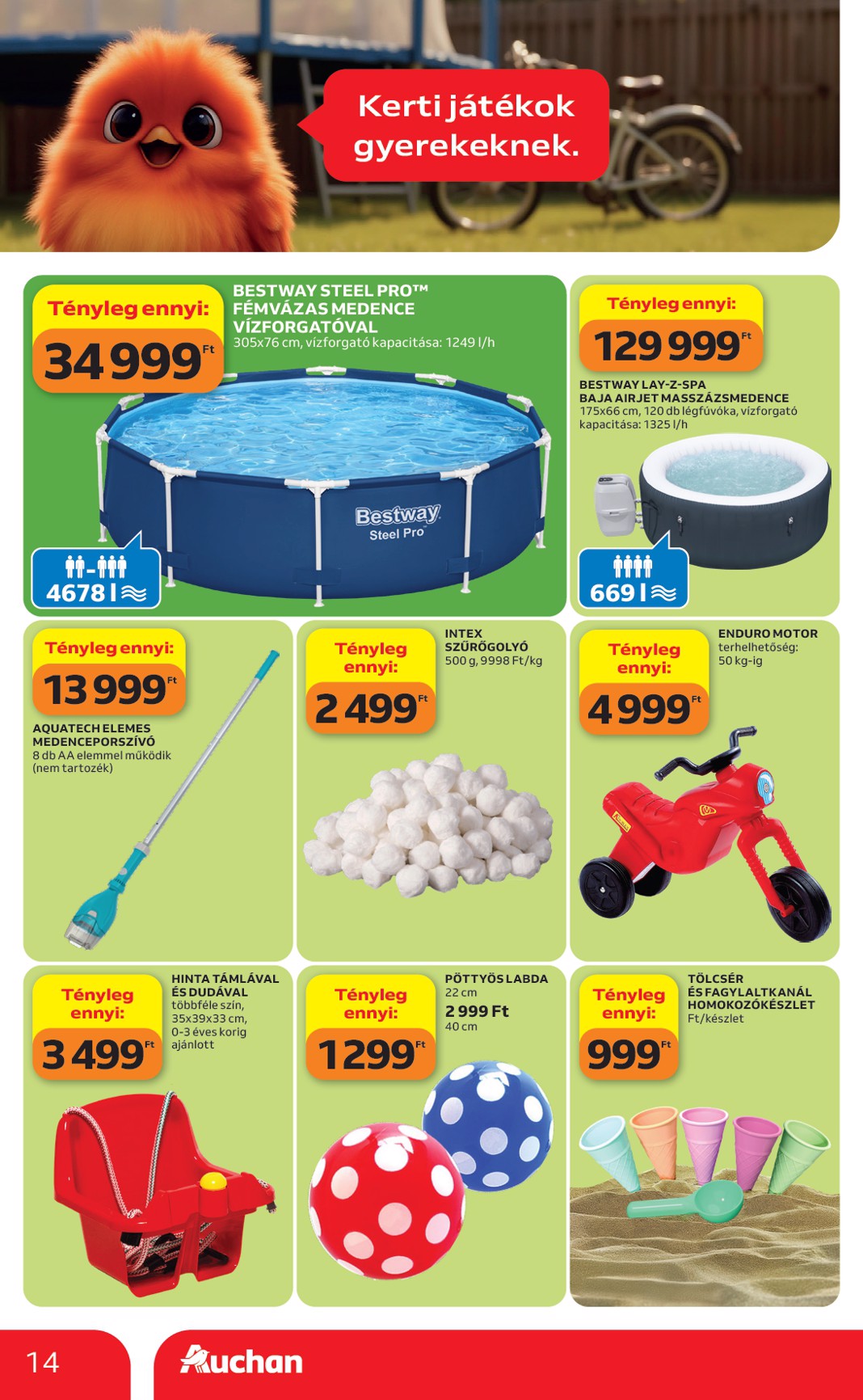 auchan - Aktuális Auchan szupermarket szórólap érvényes csütörtöktől 2026.05.14.-től szerdától 2026.05.20.-ig - page: 14