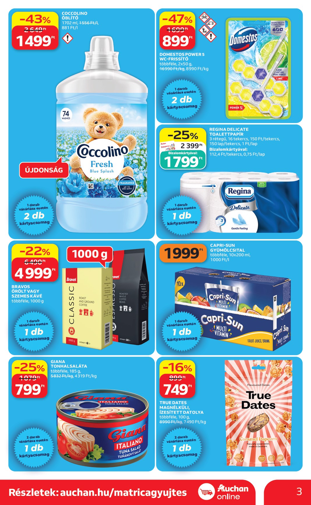 auchan - Aktuális Auchan szupermarket szórólap érvényes csütörtöktől 2026.05.14.-től szerdától 2026.05.20.-ig - page: 3