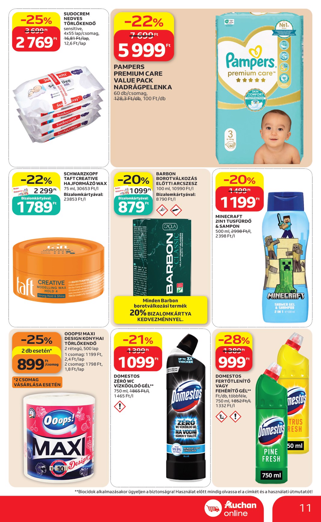 auchan - Aktuális Auchan szupermarket szórólap érvényes csütörtöktől 2026.05.14.-től szerdától 2026.05.20.-ig - page: 11