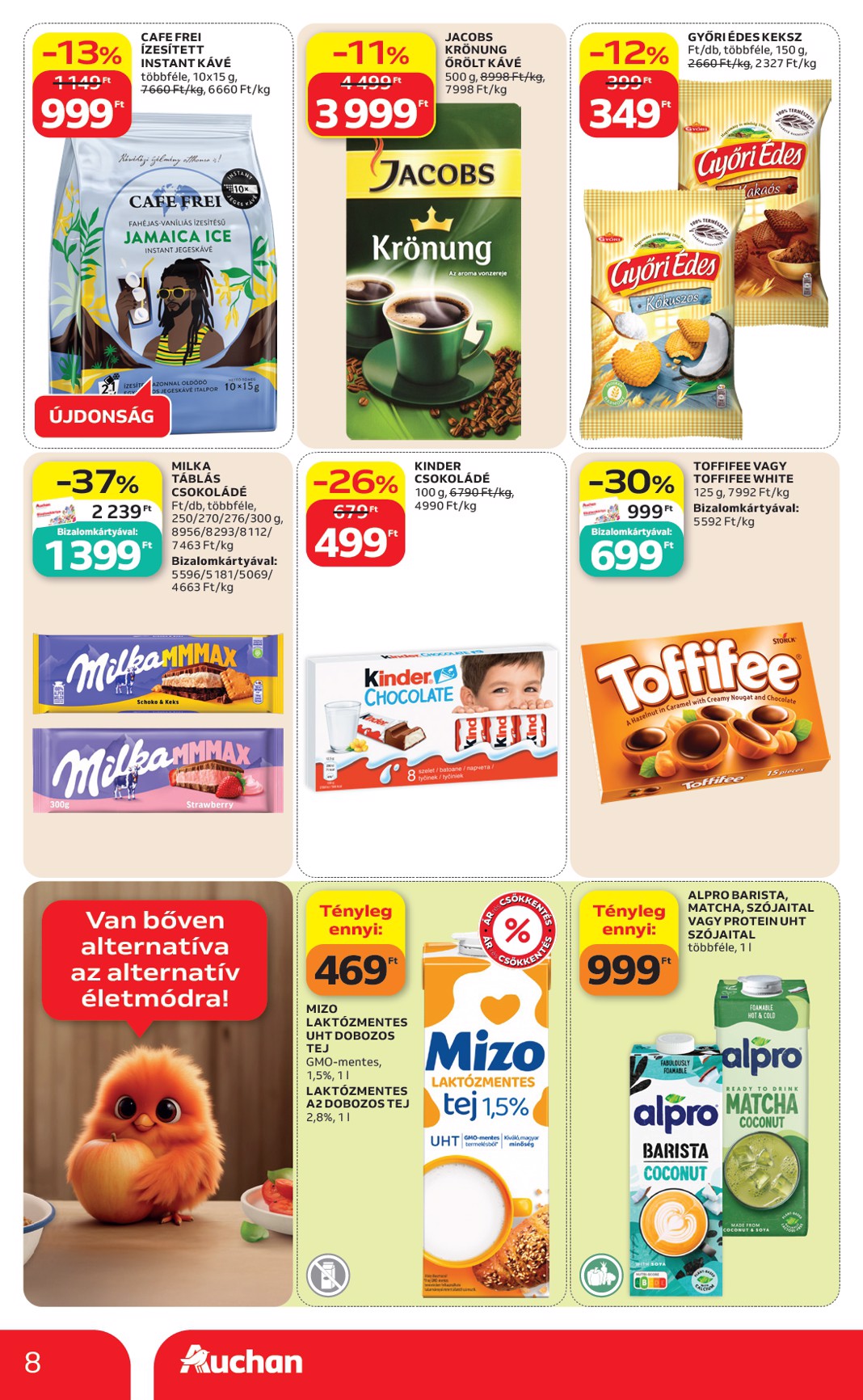 auchan - Aktuális Auchan szupermarket szórólap érvényes csütörtöktől 2026.05.14.-től szerdától 2026.05.20.-ig - page: 8