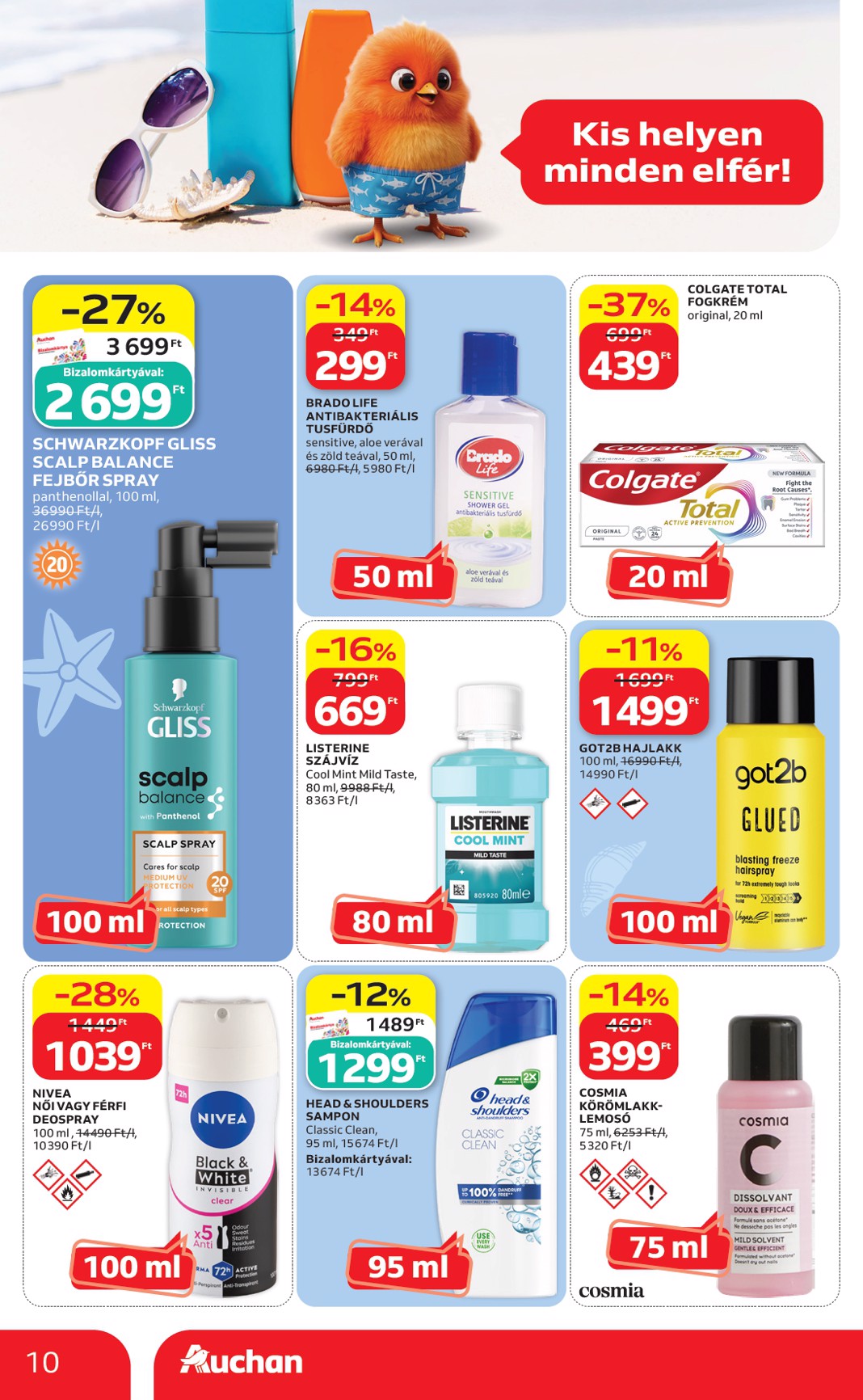 auchan - Aktuális Auchan - Induljon a starnd időszak! szórólap érvényes csütörtöktől 2026.05.14.-től szerdától 2026.05.27.-ig - page: 10