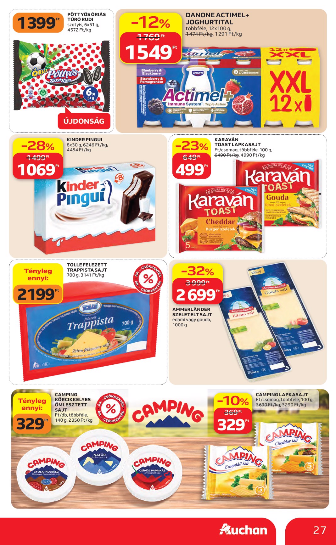 auchan - Aktuális Auchan Hipermarket szórólap érvényes csütörtöktől 2026.05.14.-től szerdától 2026.05.20.-ig - page: 27