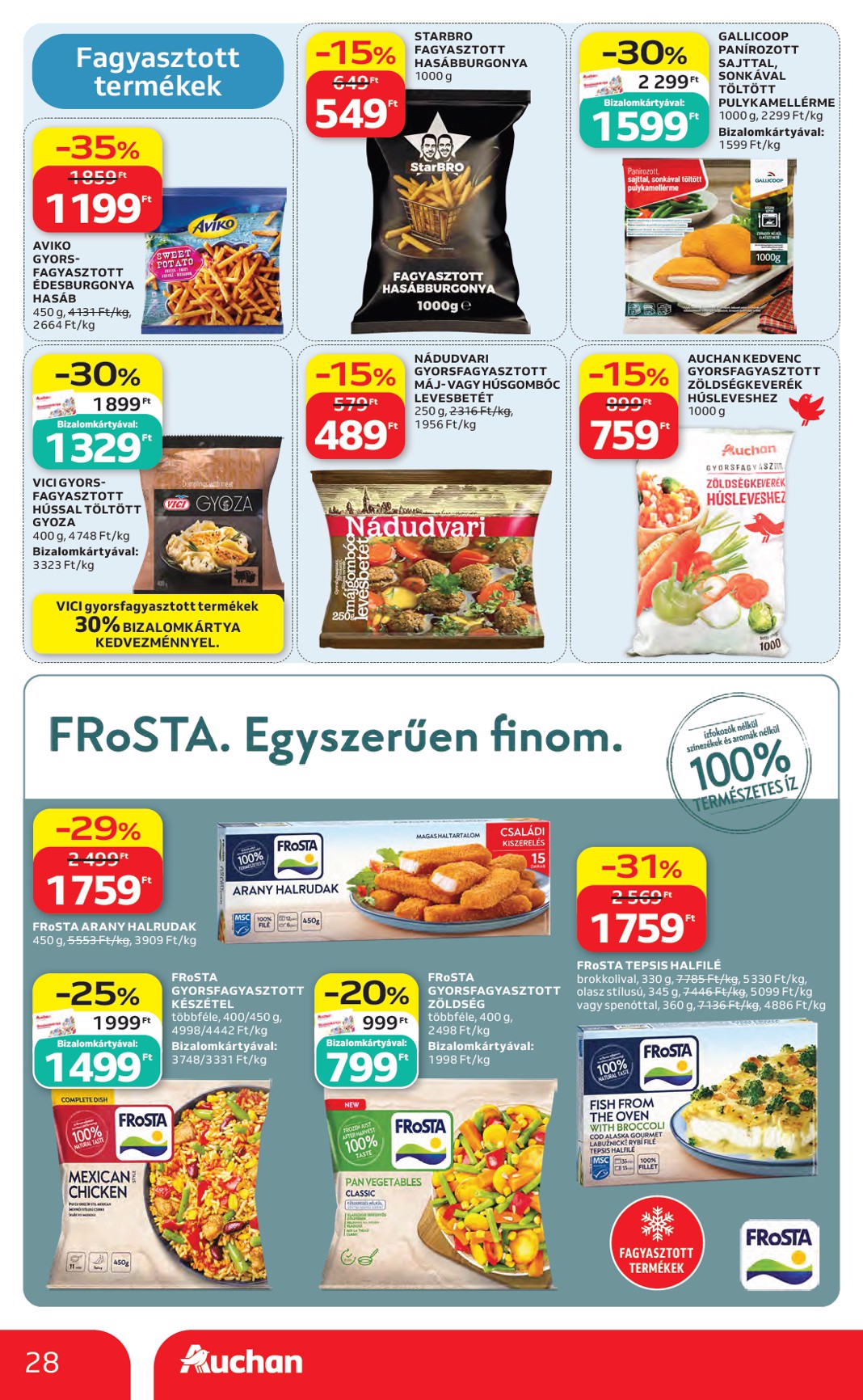 auchan - Aktuális Auchan Hipermarket szórólap érvényes csütörtöktől 2026.05.14.-től szerdától 2026.05.20.-ig - page: 28