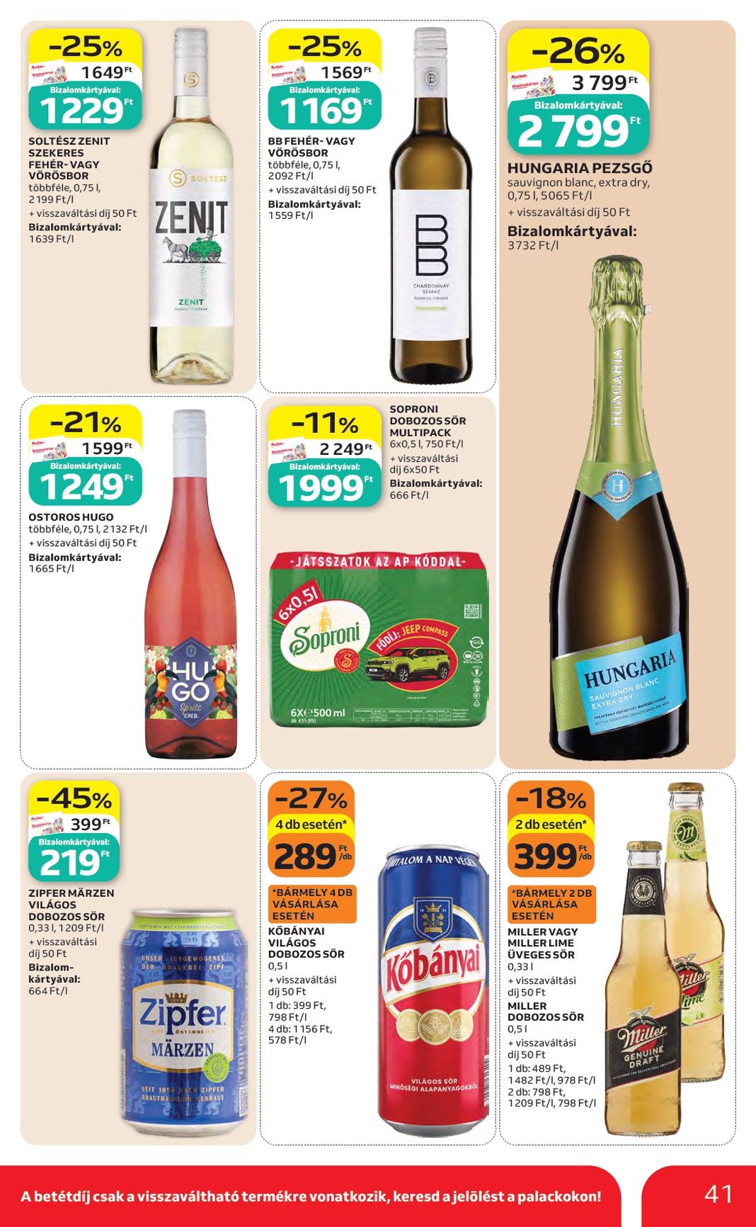 auchan - Aktuális Auchan Hipermarket szórólap érvényes csütörtöktől 2026.05.14.-től szerdától 2026.05.20.-ig - page: 41