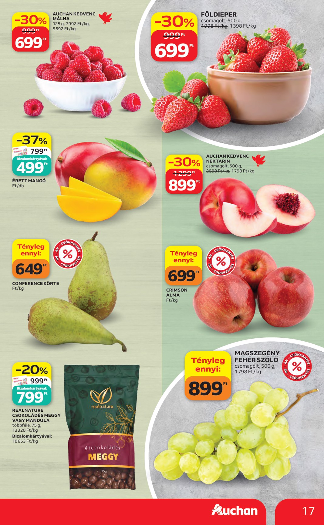 auchan - Aktuális Auchan Hipermarket szórólap érvényes csütörtöktől 2026.05.14.-től szerdától 2026.05.20.-ig - page: 17