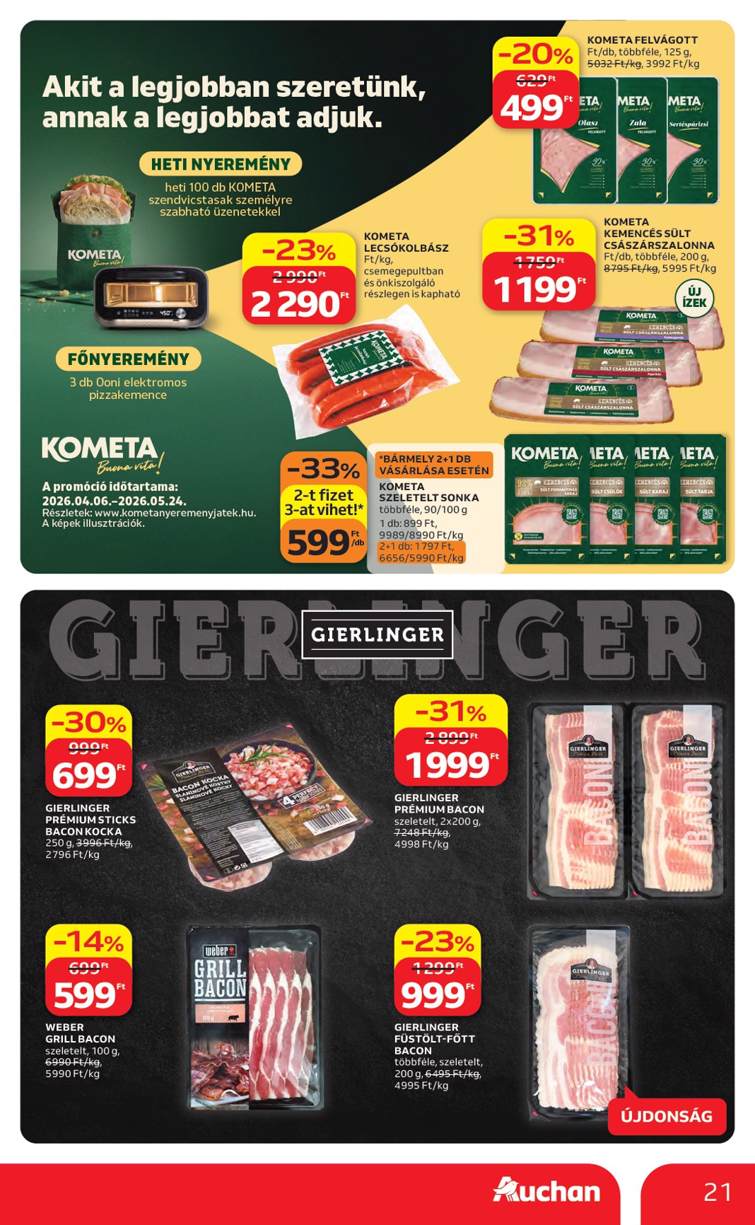 auchan - Aktuális Auchan Hipermarket szórólap érvényes csütörtöktől 2026.05.14.-től szerdától 2026.05.20.-ig - page: 21