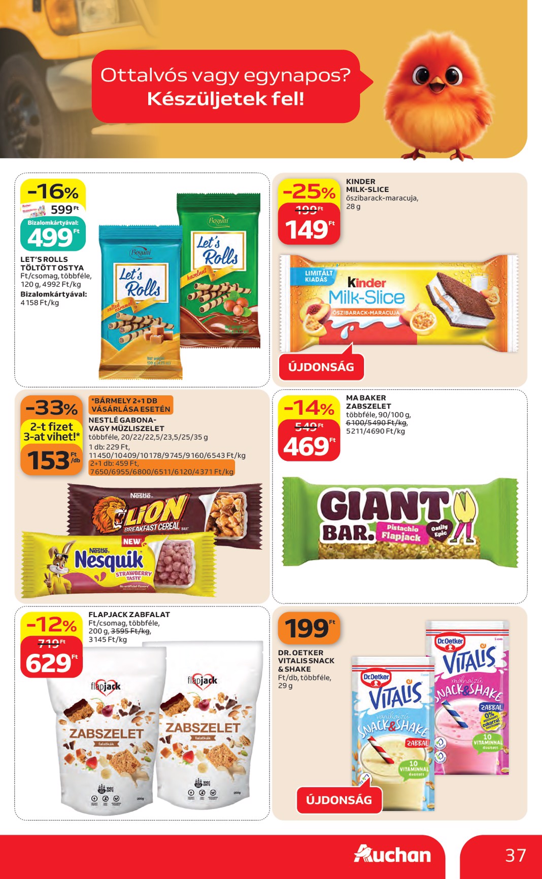 auchan - Aktuális Auchan Hipermarket szórólap érvényes csütörtöktől 2026.05.14.-től szerdától 2026.05.20.-ig - page: 37