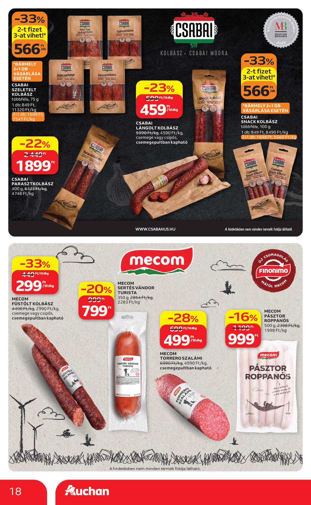 auchan - Aktuális Auchan Hipermarket szórólap érvényes csütörtöktől 2026.05.14.-től szerdától 2026.05.20.-ig - page: 18
