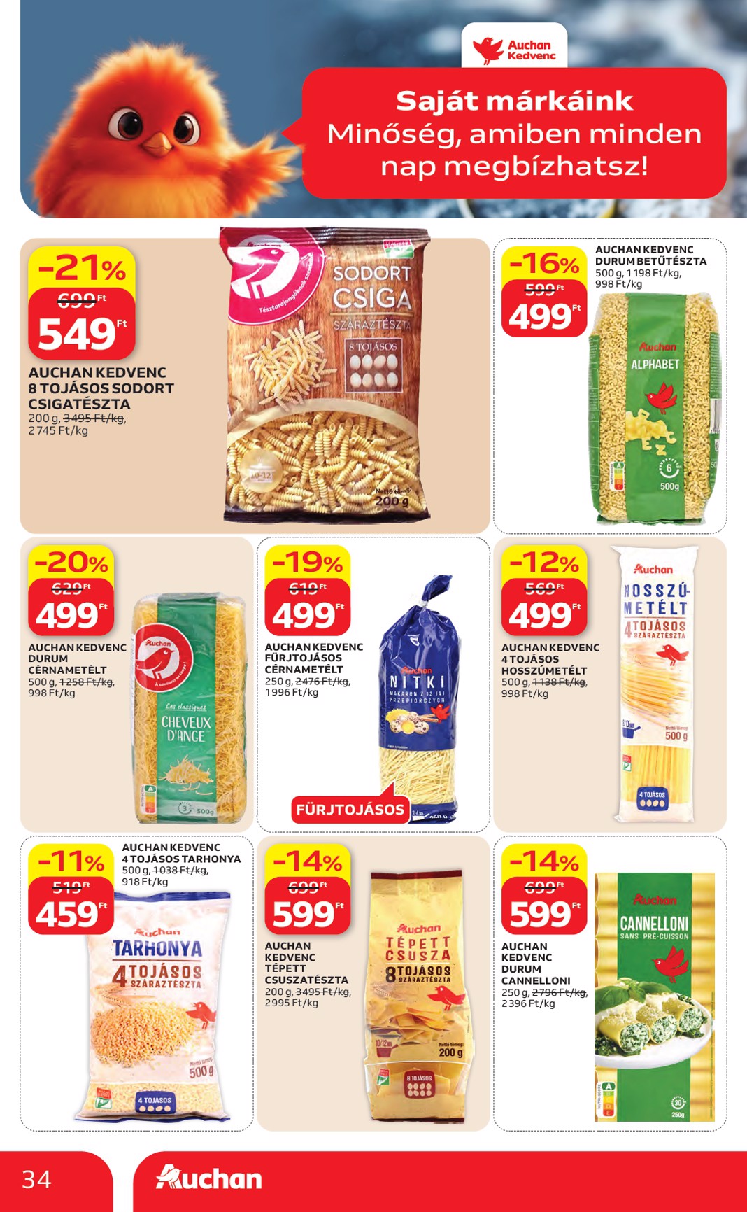 auchan - Aktuális Auchan Hipermarket szórólap érvényes csütörtöktől 2026.05.14.-től szerdától 2026.05.20.-ig - page: 34