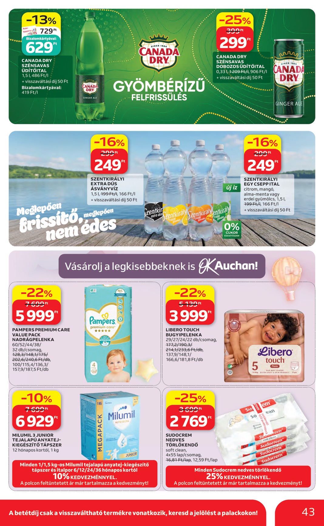auchan - Aktuális Auchan Hipermarket szórólap érvényes csütörtöktől 2026.05.14.-től szerdától 2026.05.20.-ig - page: 43