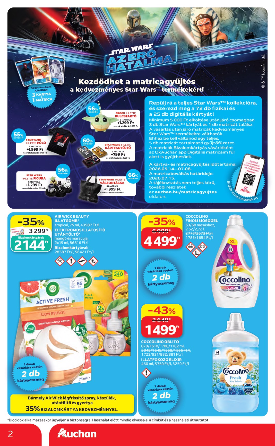 auchan - Aktuális Auchan Hipermarket szórólap érvényes csütörtöktől 2026.05.14.-től szerdától 2026.05.20.-ig - page: 2