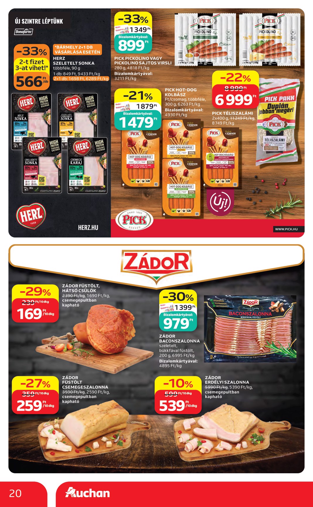 auchan - Aktuális Auchan Hipermarket szórólap érvényes csütörtöktől 2026.05.14.-től szerdától 2026.05.20.-ig - page: 20