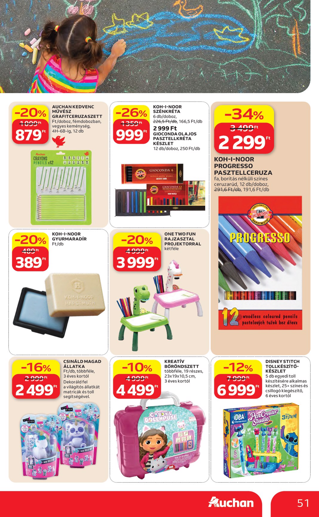 auchan - Aktuális Auchan Hipermarket szórólap érvényes csütörtöktől 2026.05.14.-től szerdától 2026.05.20.-ig - page: 51