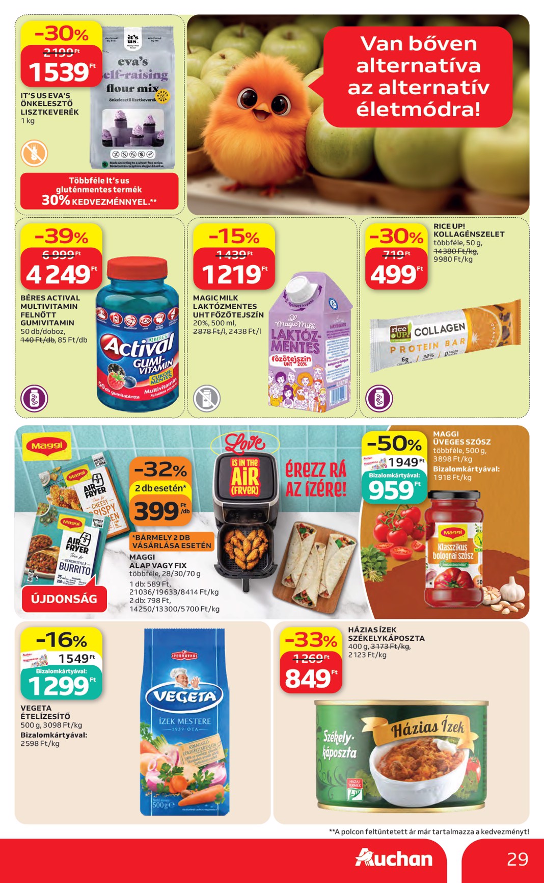 auchan - Aktuális Auchan Hipermarket szórólap érvényes csütörtöktől 2026.05.14.-től szerdától 2026.05.20.-ig - page: 29