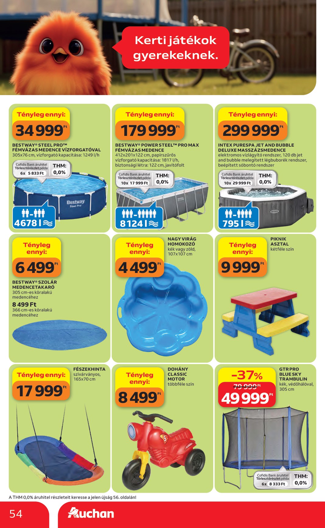 auchan - Aktuális Auchan Hipermarket szórólap érvényes csütörtöktől 2026.05.14.-től szerdától 2026.05.20.-ig - page: 54