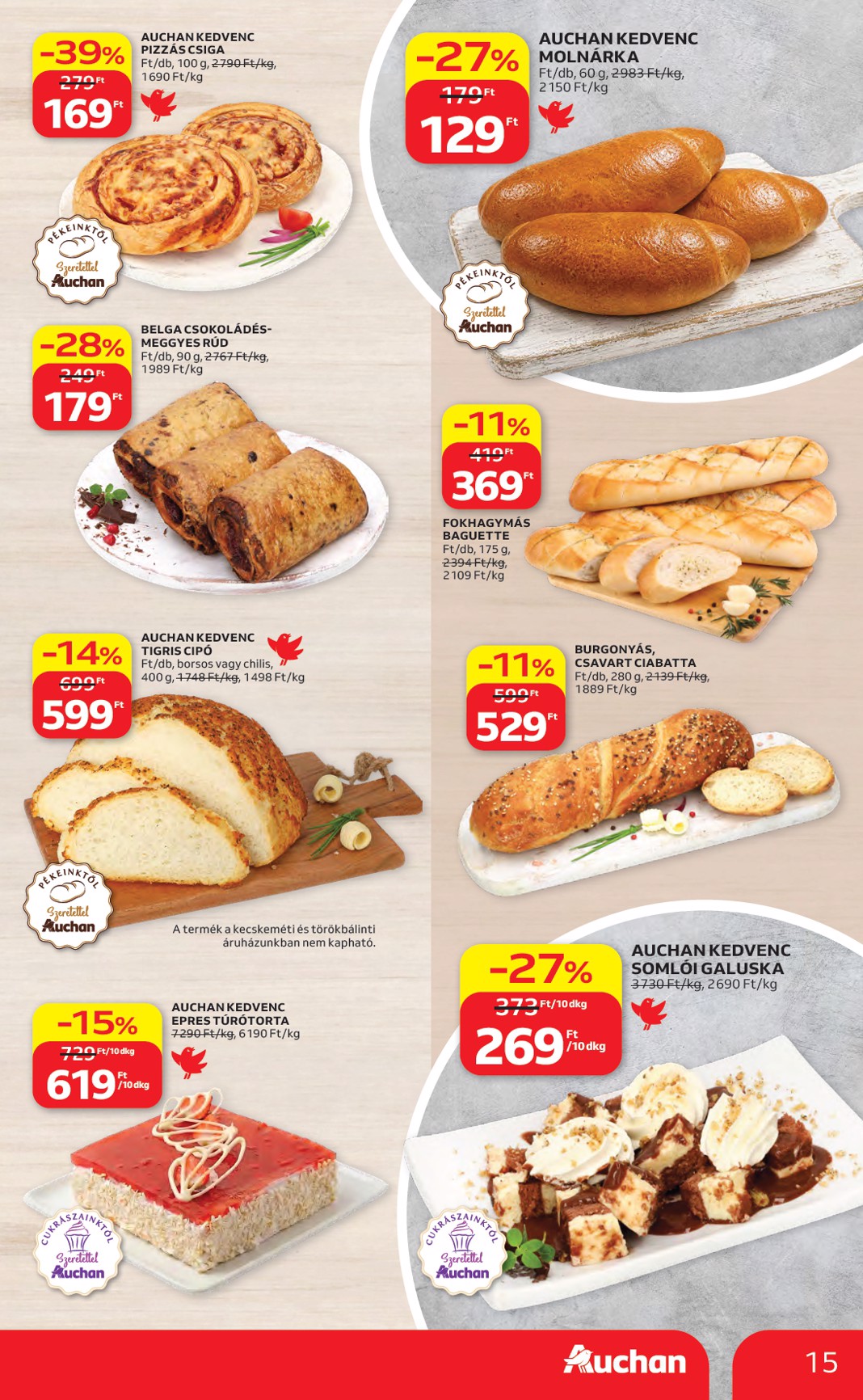 auchan - Aktuális Auchan Hipermarket szórólap érvényes csütörtöktől 2026.05.14.-től szerdától 2026.05.20.-ig - page: 15
